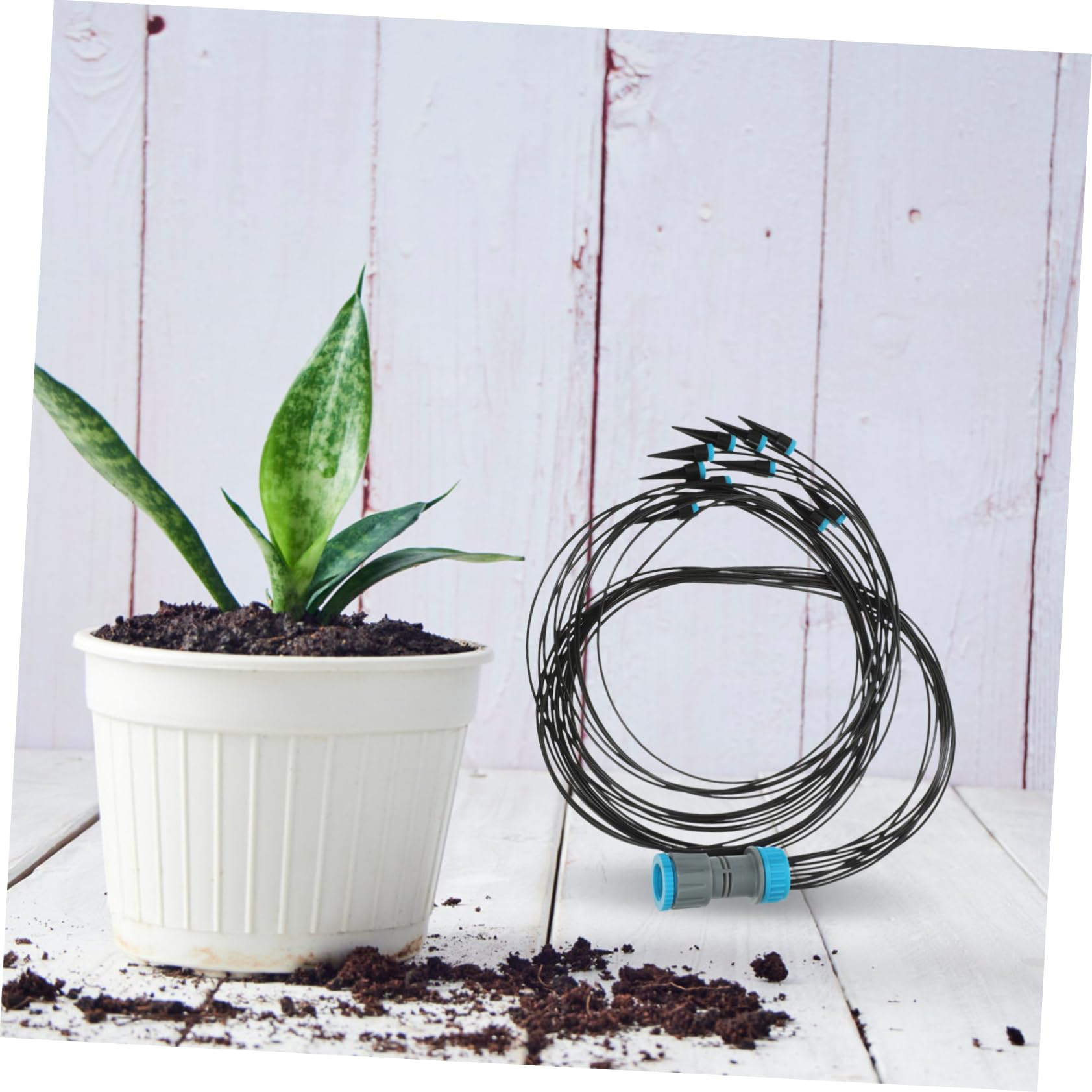 Milisten Lot De 5 Arrosoirs Automatiques Simples pour Plantes D'Extérieur Buse De Trempage pour Pots De Fleurs Système D'Arrosage en Plastique