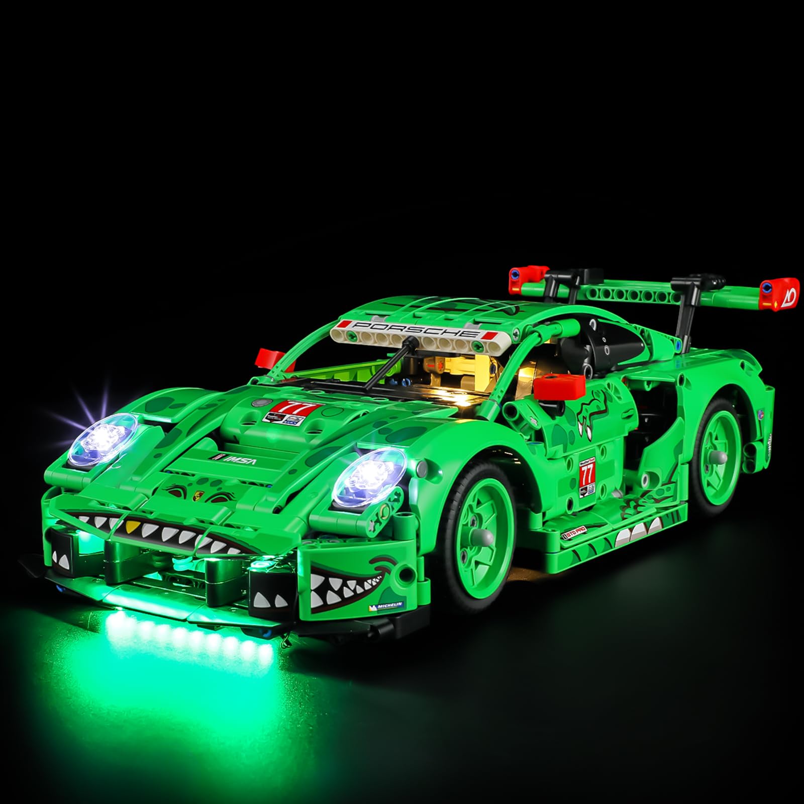 LIGHTAILING Led Light for Lego-42224 911 GT3 R REXY AO Racing-Car - Easy Install, Hidden Wiring, Home Decor & Gift-Ready (Model Not Included)