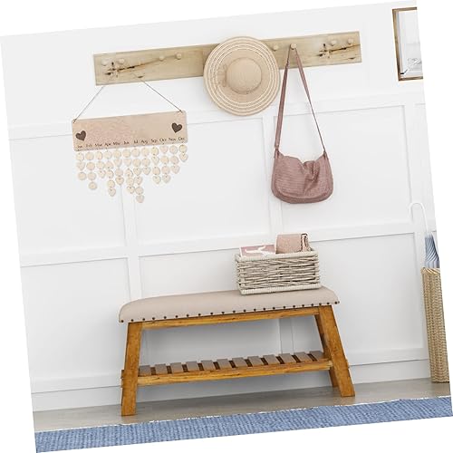 Miniatura 4 de Abaodam 1 Set Diy Calendar Listing Birthday Reminder Calendar Board Advent Calendar Hanging Pockets Wall Calendar Pendant Birthday Tracker Hanging