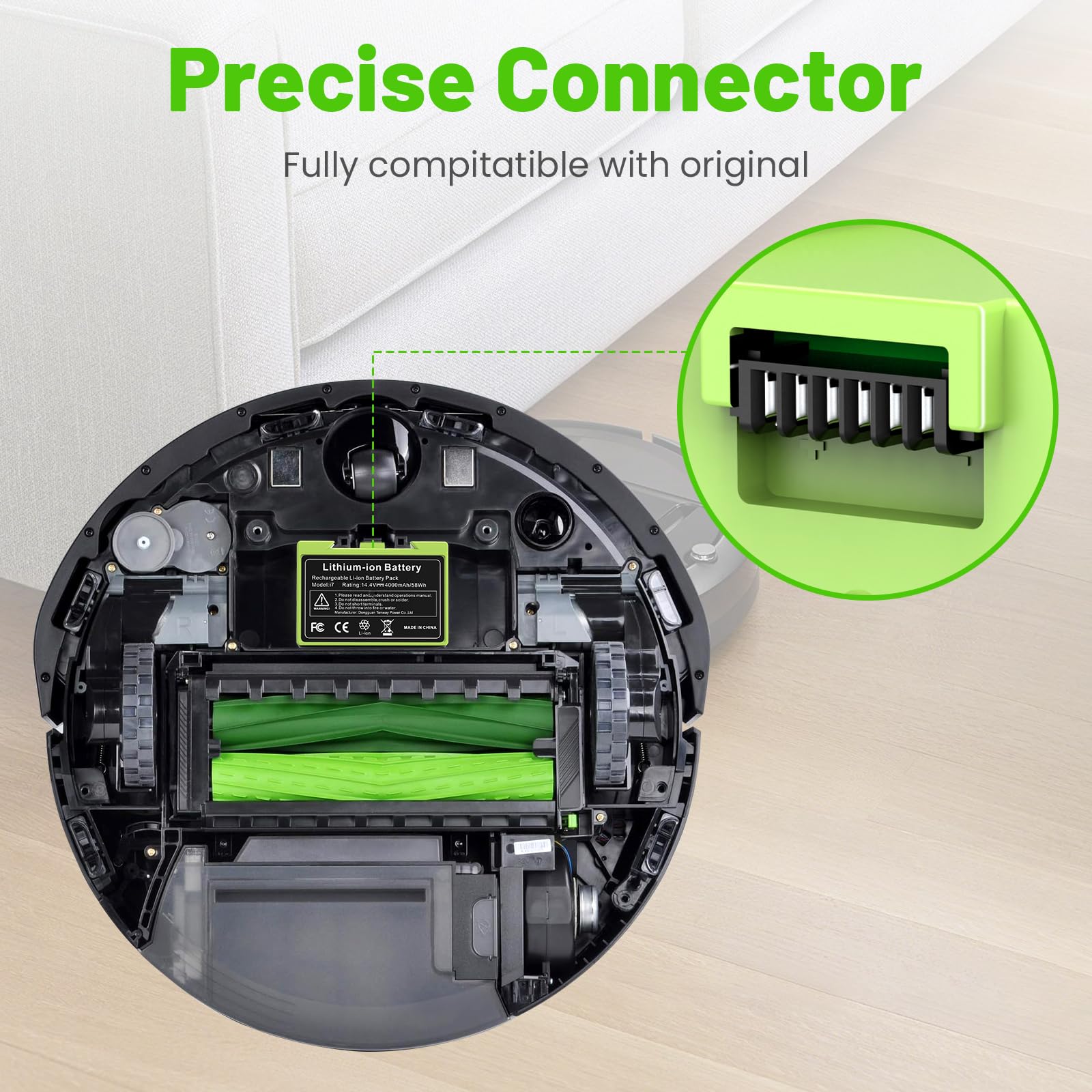SLODA i7 i3 i4 Batterie de Remplacement pour iRobot Roomba e et i SLODA i7 i3 i4 Batterie de Remplacement pour iRobot Roomba e et i