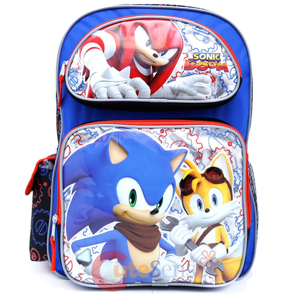 Sonic The Hedgehog Zaino Sonic Boom School Bag New 115337 : Amazon.it:  Valigeria