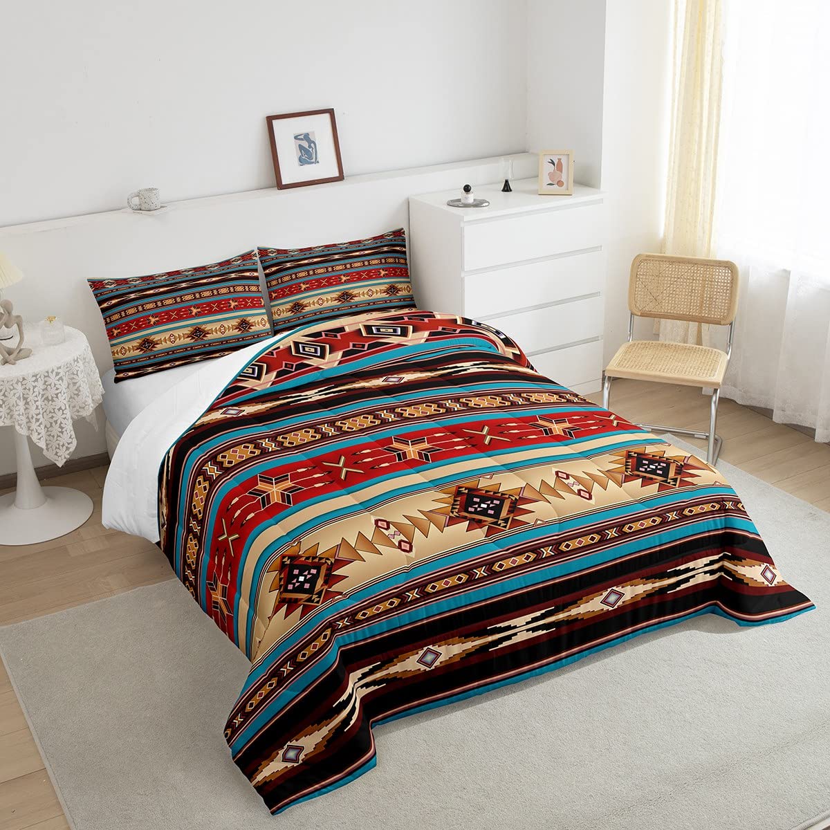 Rustic Western Bedding Sets Queen Southwestern Aztec Comforter Set For Sets Exotic American Quilt
