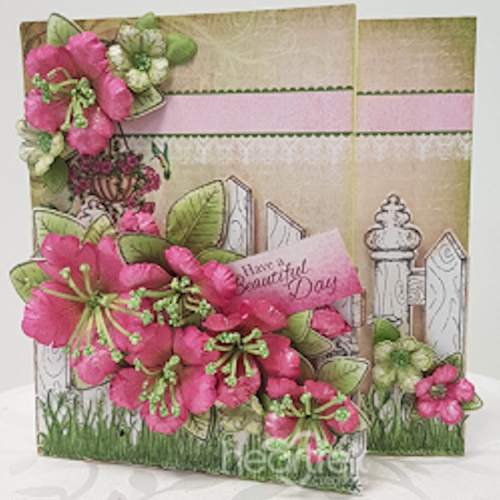 Amazon.co.jp: Heartfelt Creations Cling Rubber Stamp Set-Large