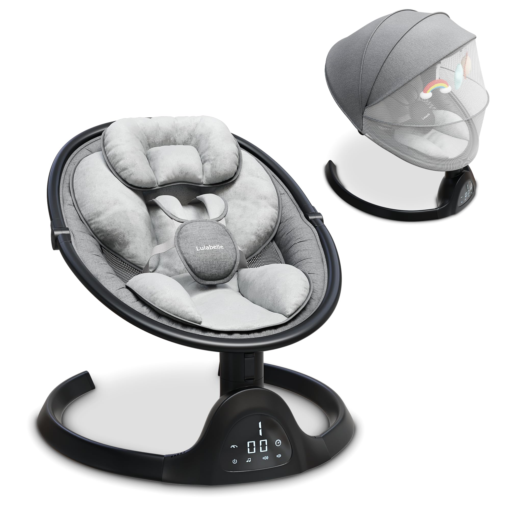 Electric Baby Swing Newborn to 12 Months - Smart Automatic Baby R...