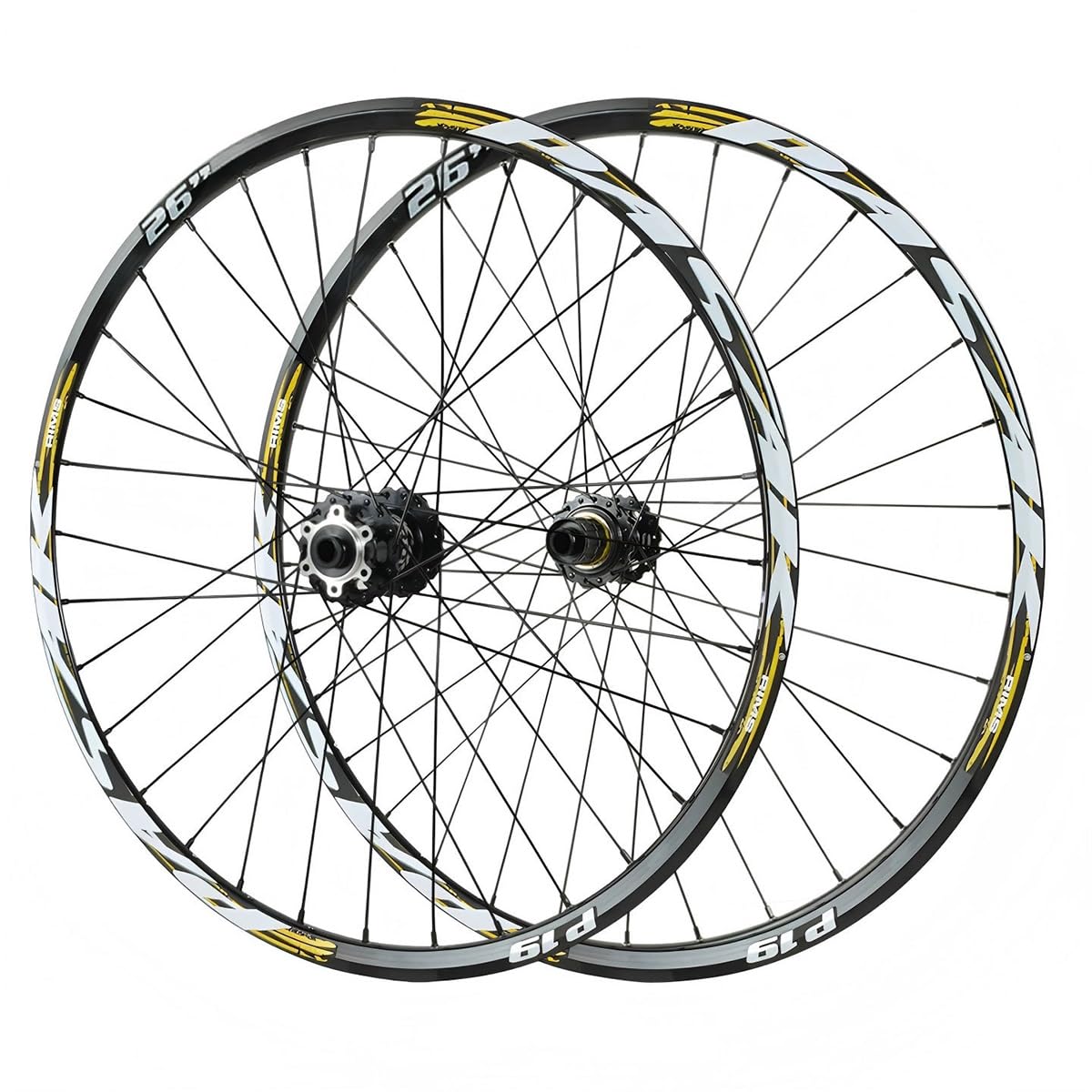 26"/27.5"/29" Set Di Ruote For Mountain Bike 12*100/12*142 Perno Passante