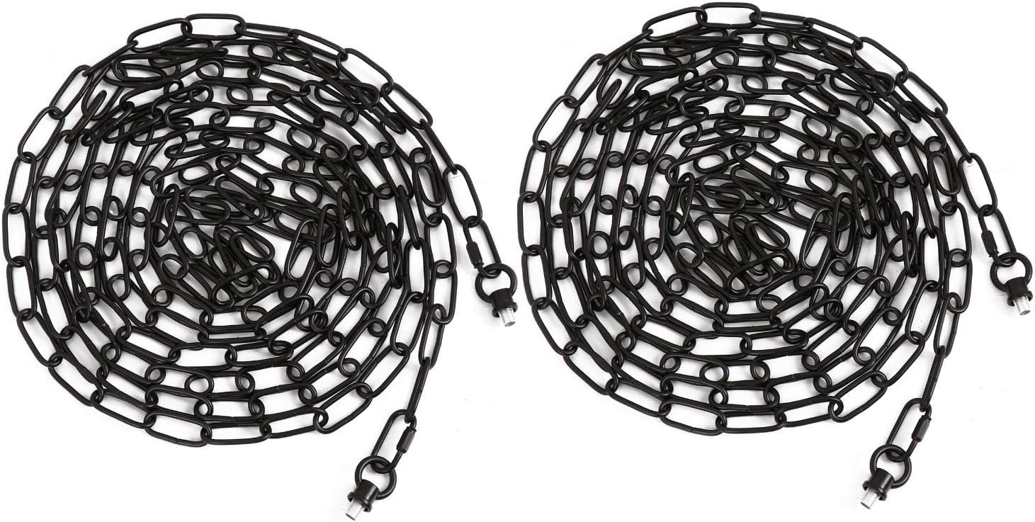 10 Feet Heavy Duty Black Chain with 5" Light Canopy Kit for Chandelier, Swag Light Kit Light Fixture Mounting Bracket for Hanging Light — Amazon image 12