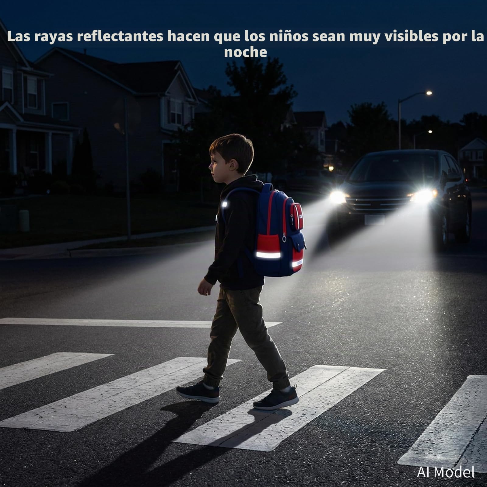 Mochila Infantil Niño Niña Reflectante Bolsas escolares