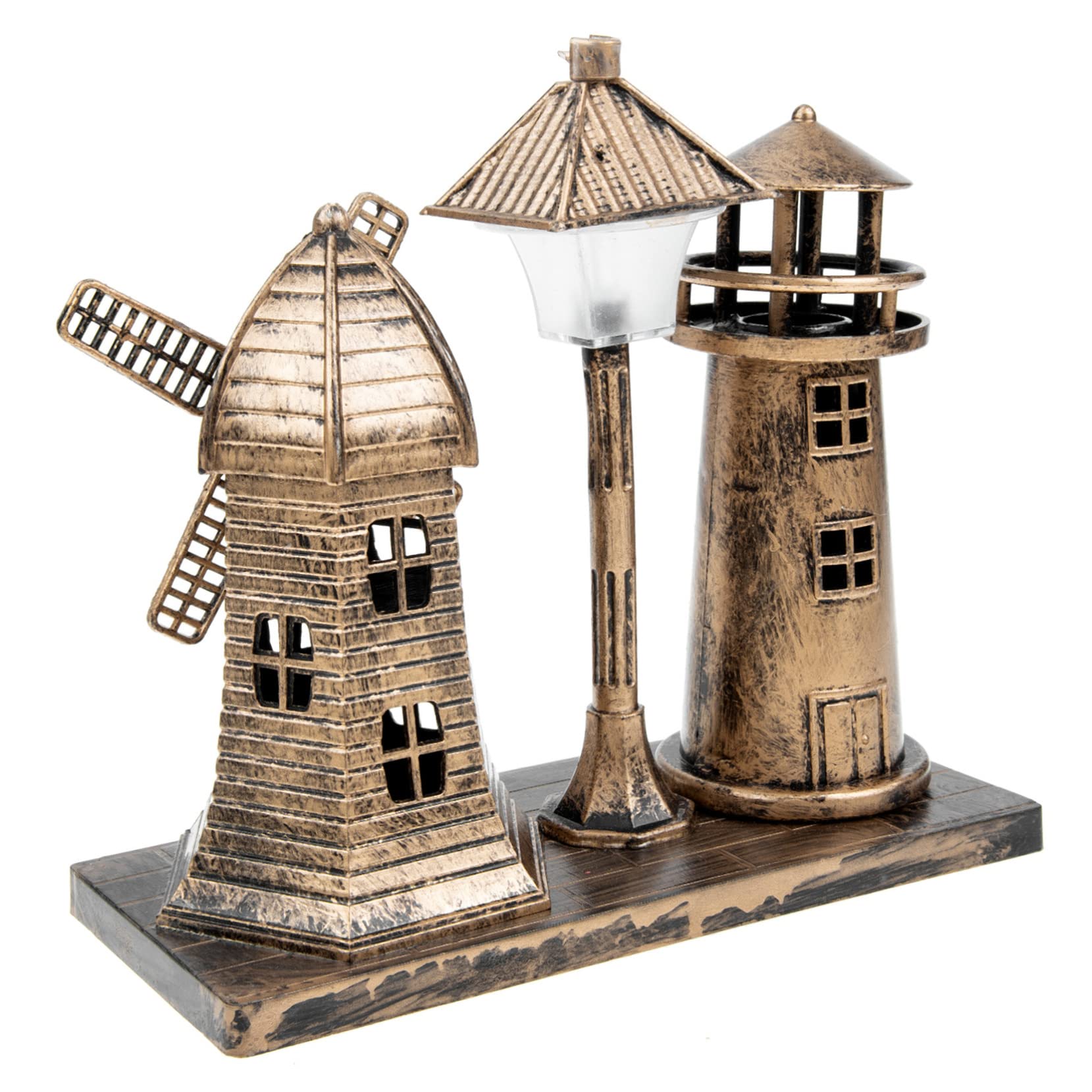 GLEAVI Creative Vintage Lighthouse Table Lamp Night Light Decor for Home and Office Unique Art Craft Design for Decoration
