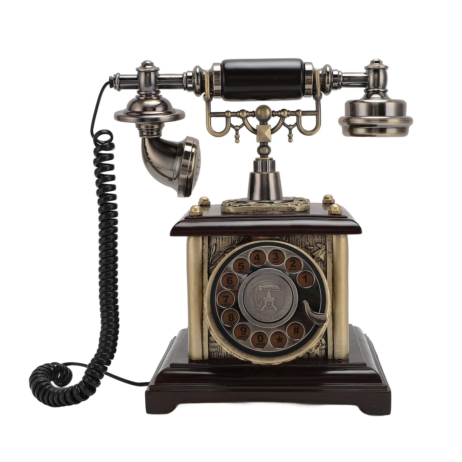 Denash Antike Elegante Dekorative Retro -Festnetzheline für Home Hotel Flur Vintage Telefon für DTMF -System