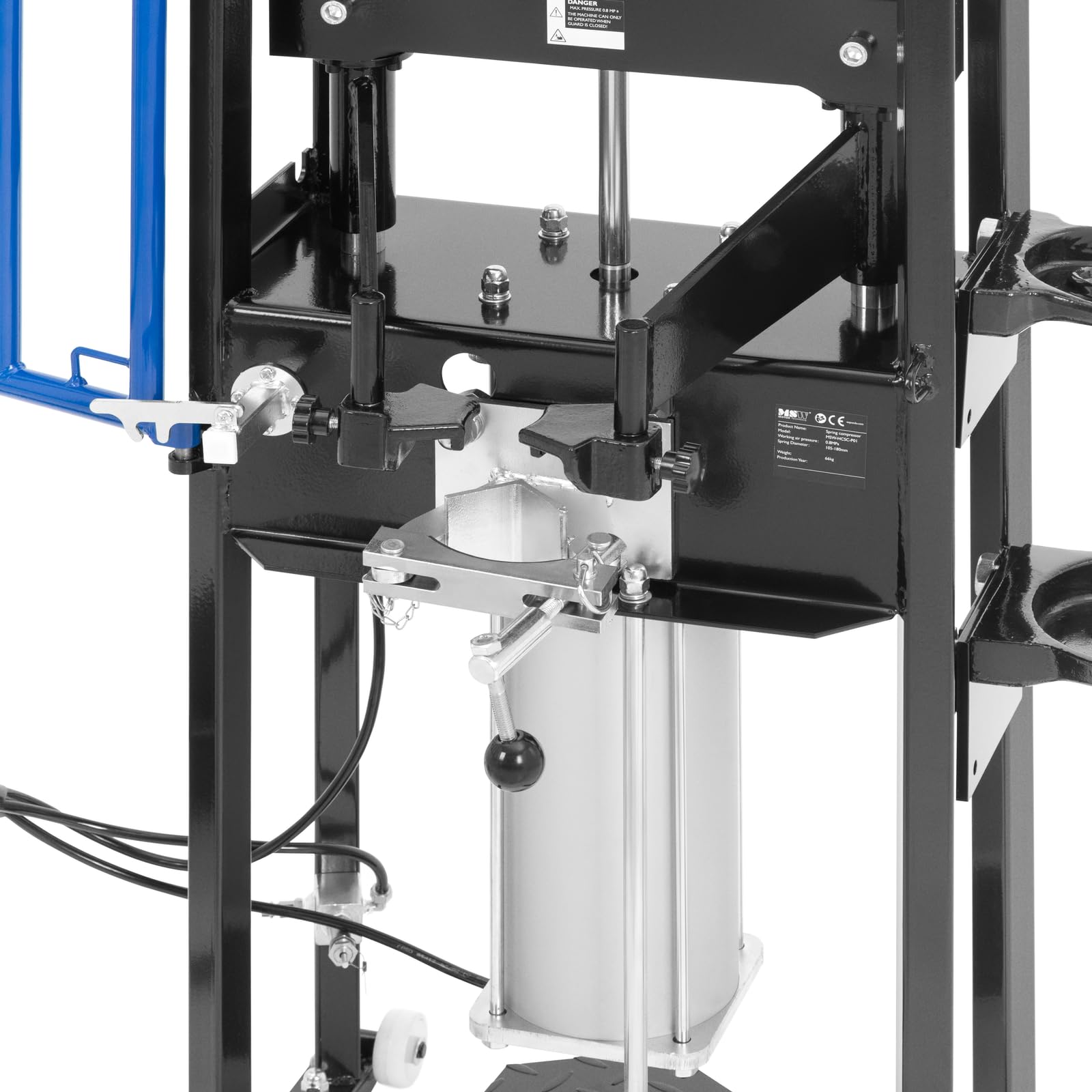 MSW Compresor de resortes - neumático - 1 t - 8 bar Tensor para muelles de automóvil