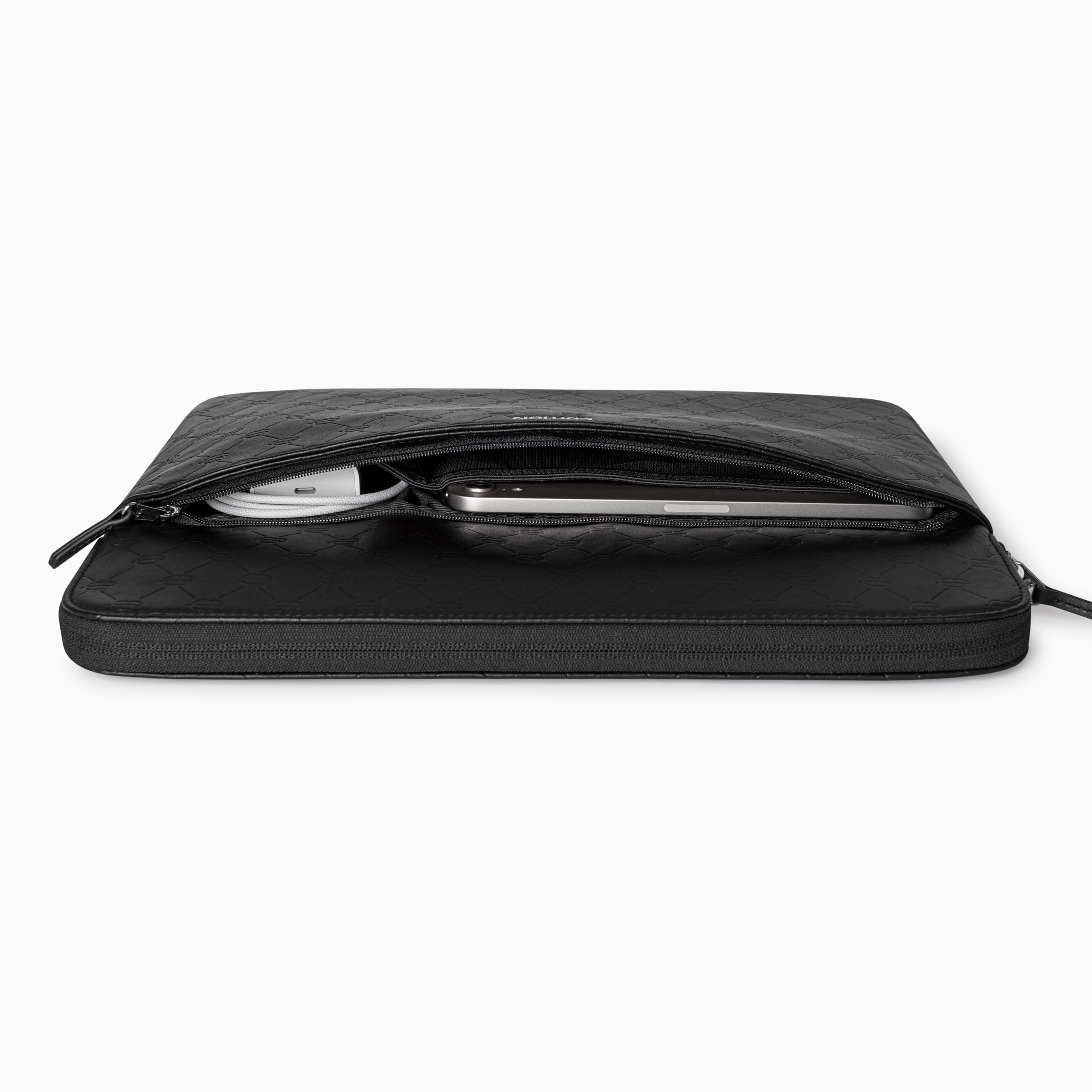 Comfyable x Edition - Custodia per laptop in finta pelle da 13" e 14", compatibile con MacBook Air M5 da 13" e MacBook Pro M5 Pro/Max 2026 da 13", custodia da viaggio per Mac con tasca frontale con
