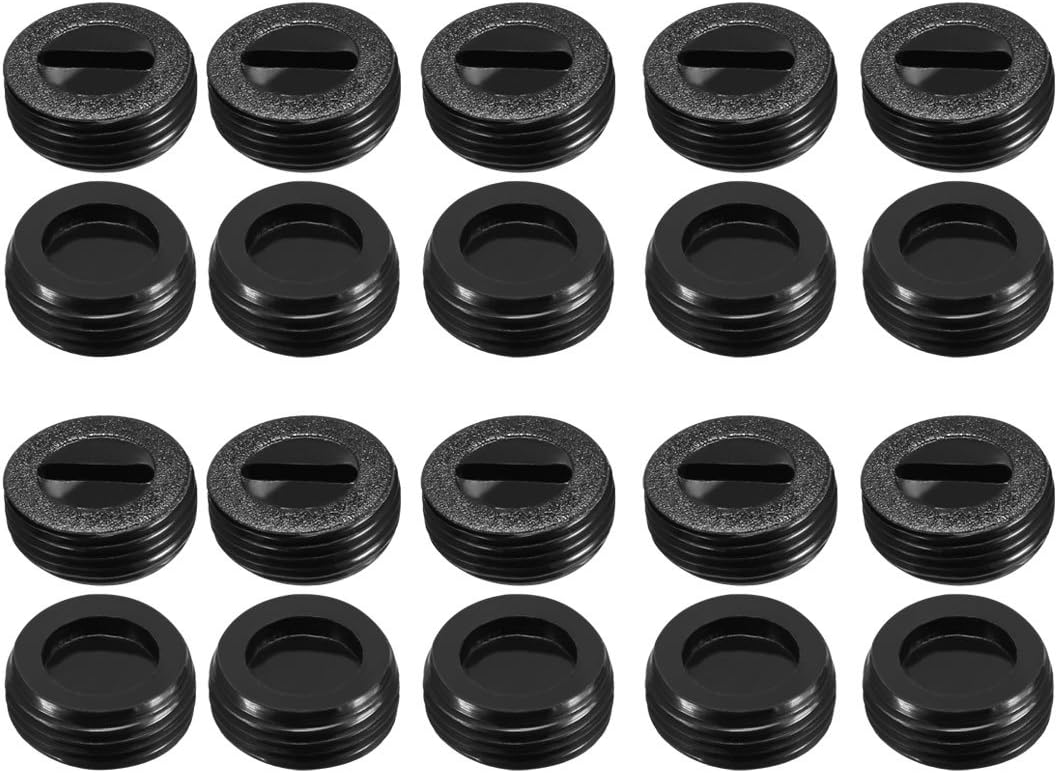 sourcing map Carbon Brush Holder Caps 13mm O.D. 7mm I.D. 5mm Thickness