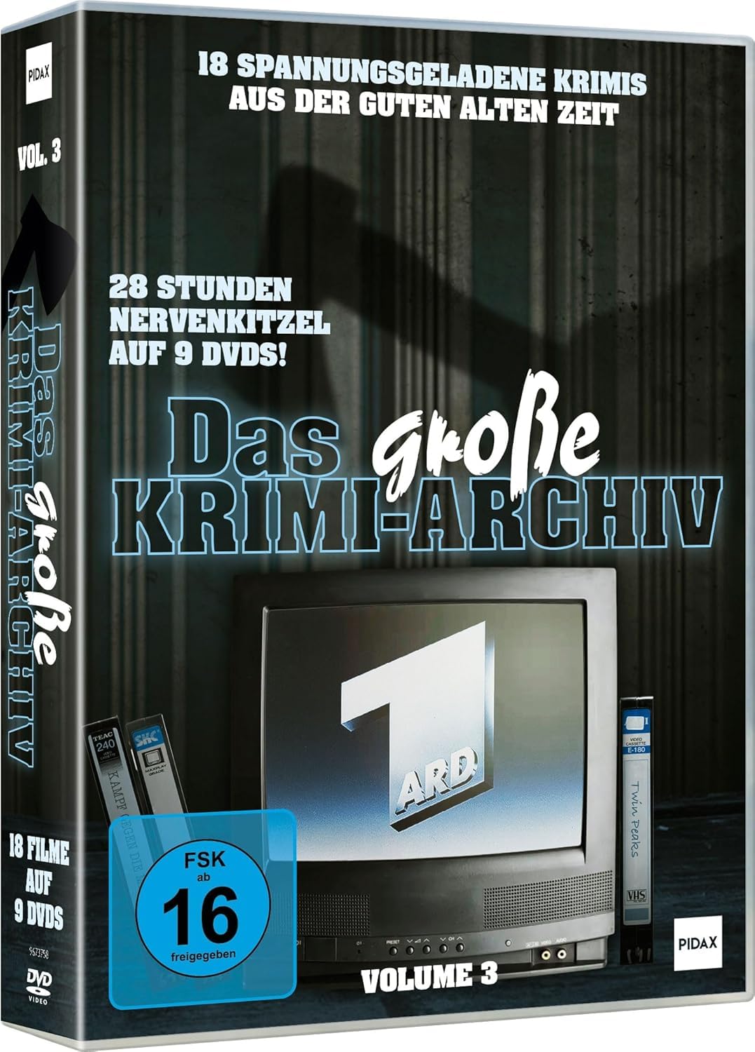 Das große Krimi-Archiv Teil 3 – 18 fesselnde 90er-Krimis + Bonus-Thriller – Action & Spannung in hochwertiger DVD-Sammleredition – Must-have für Liebhaber guter Filme [10 DVDs]
