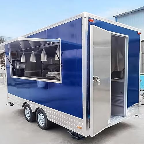 Custom Mobile Food Trailer - Compact Pizza Food Truck with Modular Kitchen Layouts Mobile Food Business for Coffee Hot Dog Cart Pizza Trailer in High-Traffic Locations