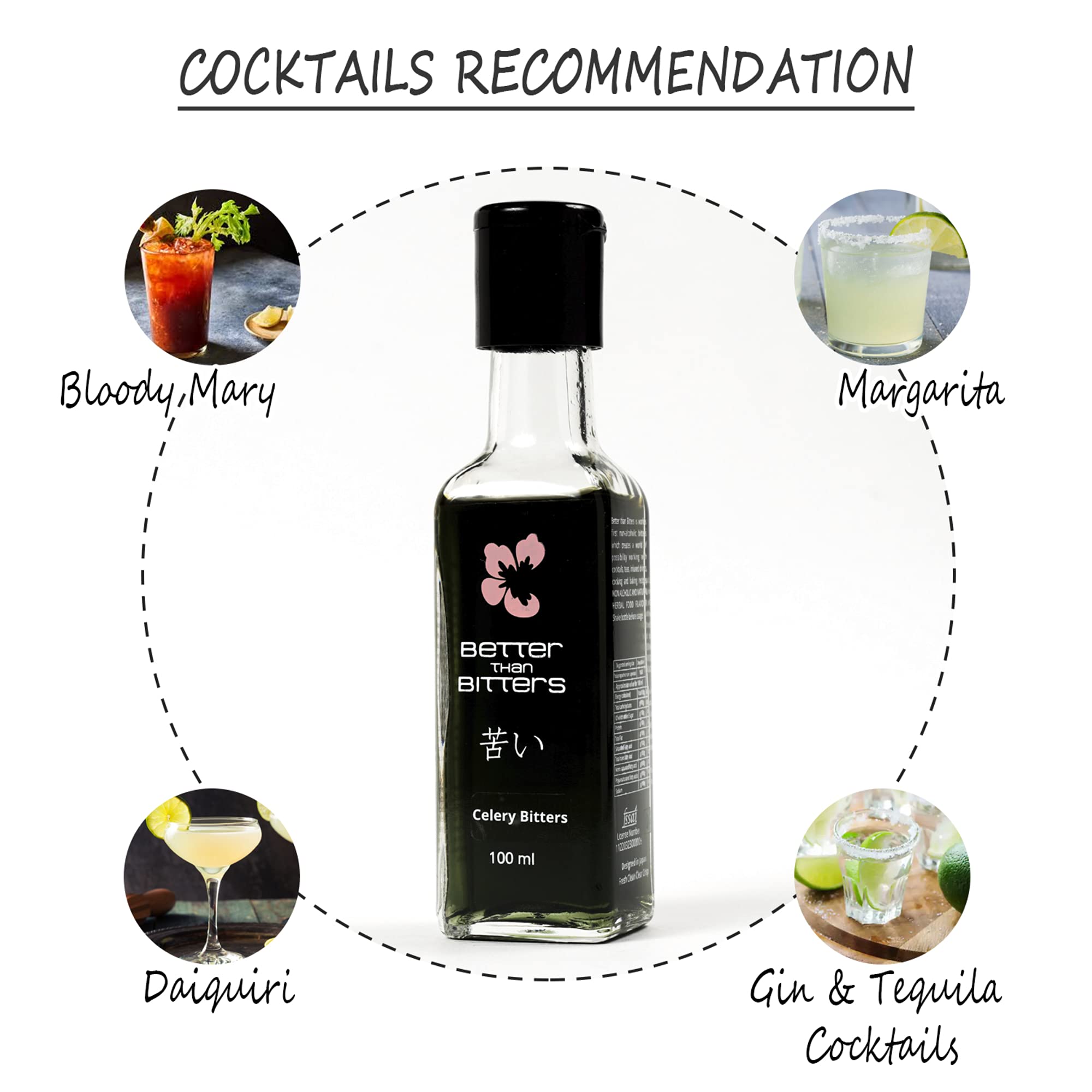 Sakurafresh Better Than Bitters Celery Bitters World's First Non Alcoholic Bitters Distinct