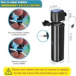 200GPH Aquarium Filter, Fish Tank Filter for 20-75 Gallon, Submersible Pump Filter for Green Water and Cloudy Clean, Ultra-Silent Green Killing Machine with Turtle Tank Deodorization