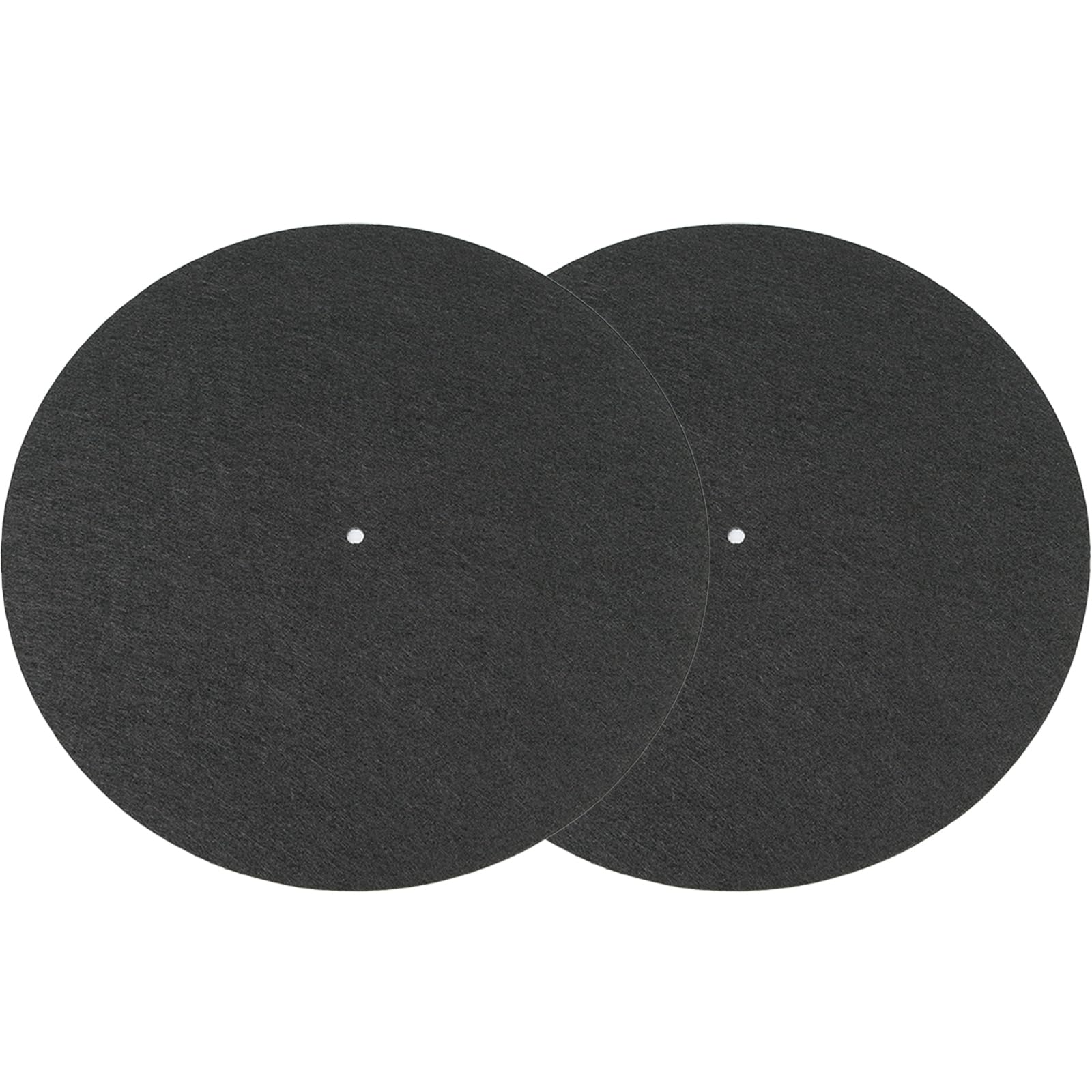 2 Pieces Record Player Mat,Turntable Platter Mat,Turntable Slipmat Pad,Vibration Reduction Static Resistant Rubber Platter Slipmat for 12 Inch Record Player