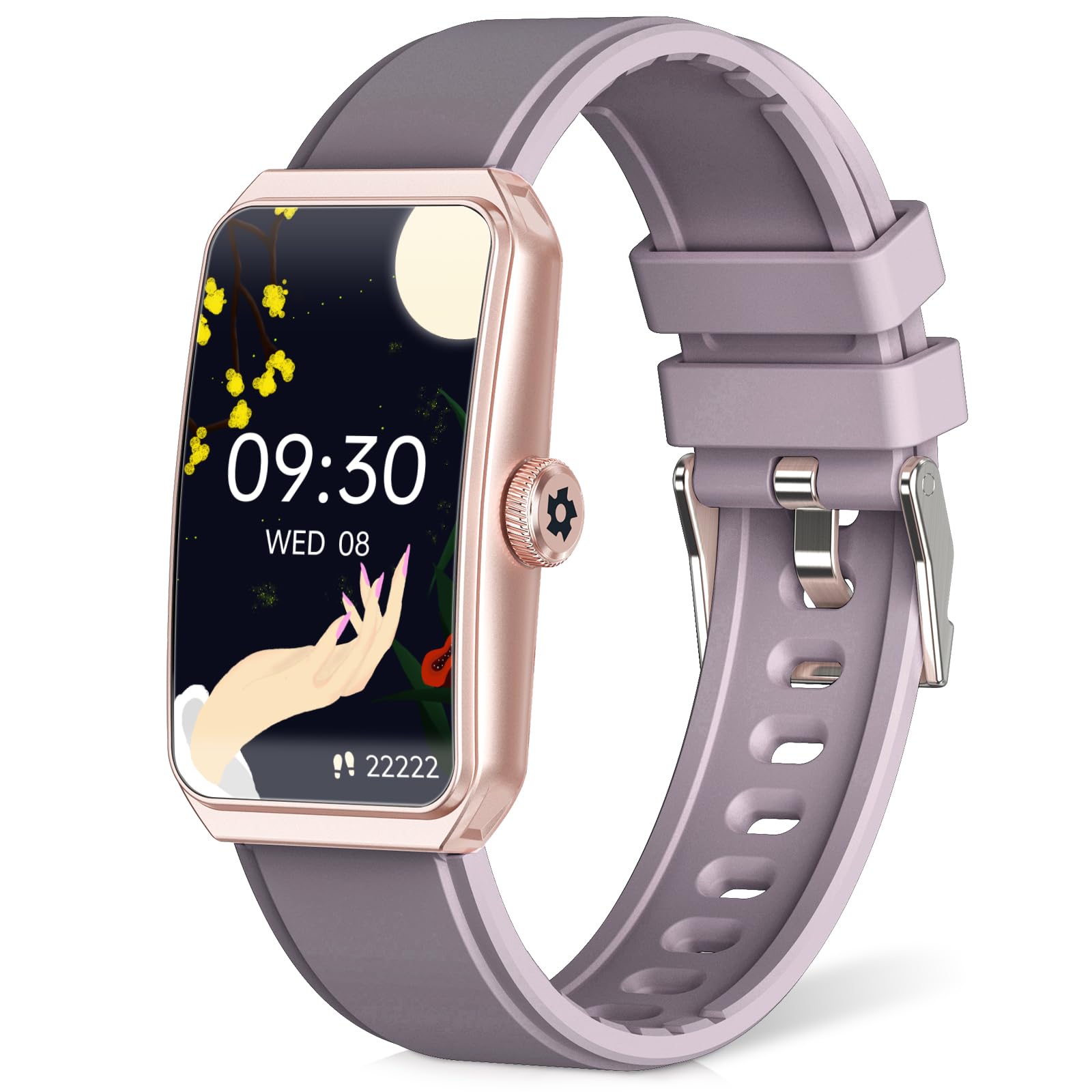 Fitness Tracker with 24/7 Heart Rate, Blood Pressure Blood Oxygen Sleep Monitor,103 Sports Modes Smart Watch IP68 Waterproof Activity Trackers, Step Counter Calories Pedometer for Women Men (Bordeaux) — view 10