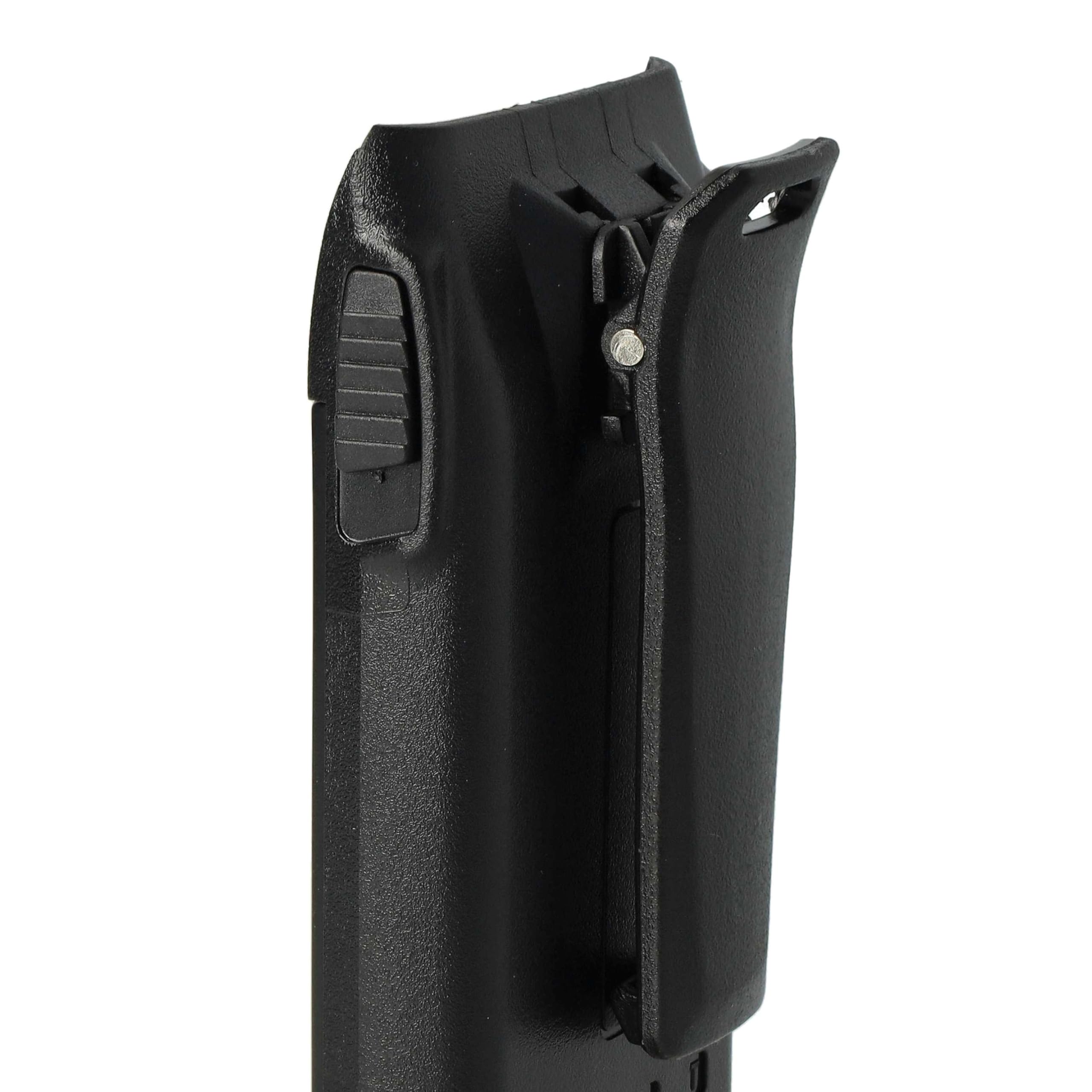vhbw 1x batería Compatible con Wouxun KG-UVD1P, KG-UV6D, KG-UVD1 Radio (1700 mAh, 7,4 V, Li-Ion) + Pinza