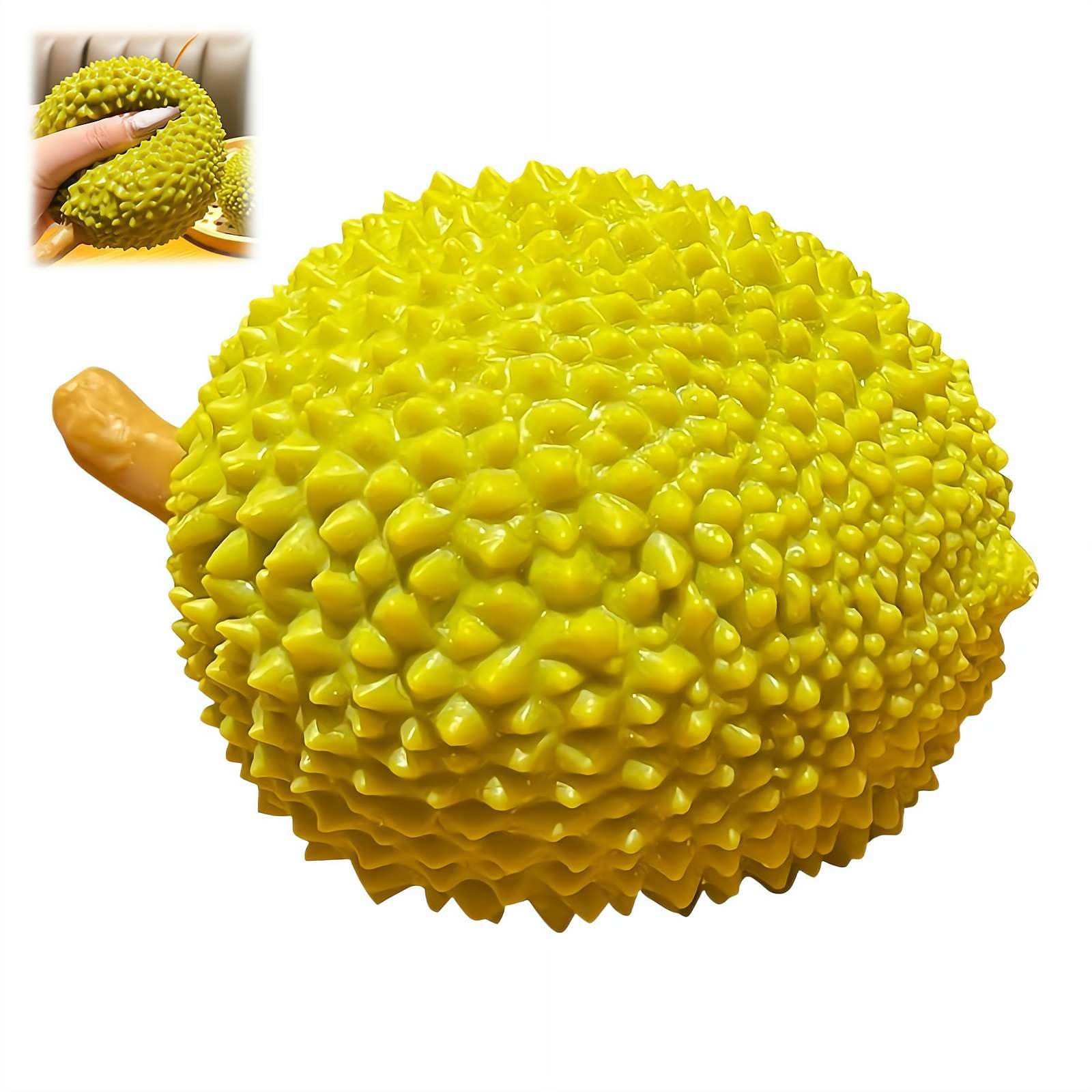 Fruit Squishies,Glitter Fruit Stress Ball,Cute Orange/Mango/Strawberry/Pitaya/Durian Stressballs Fidget Sensoryballs,Anxiety Relief Fidget Toys,Soft Squeeze Decompression Dough,Easter Basket Stuffers