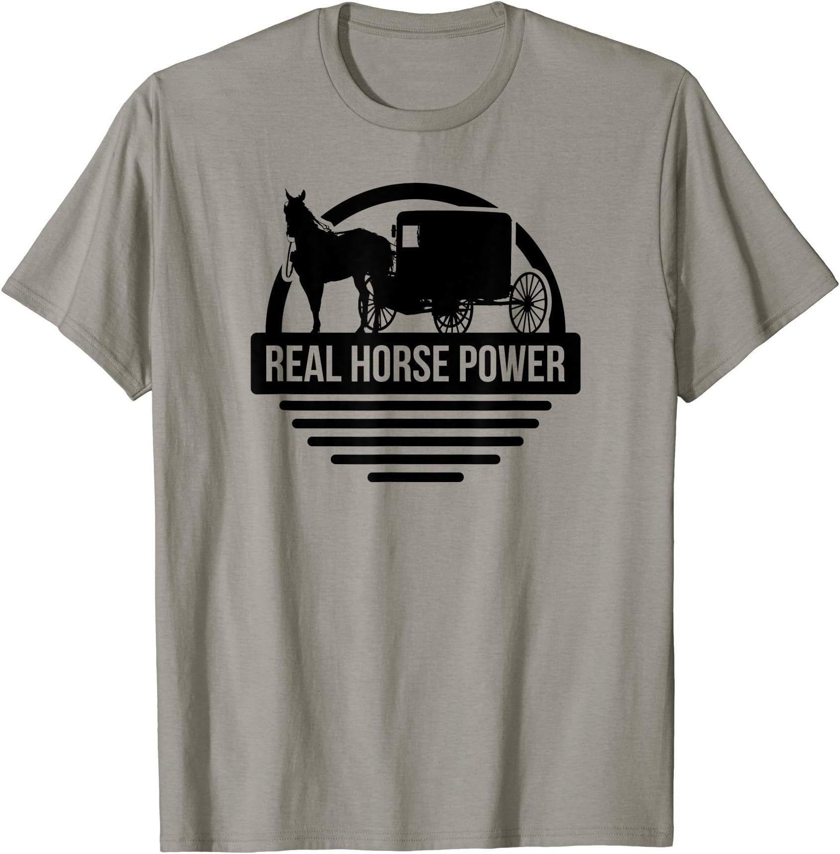 Horse Carriage Meme Rolling Buggy What's The Rush T-Shirt