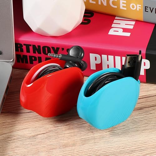 Miniatura 4 de Baluue 4 Pieces Retractable Cable Management, Automatic Roll Earphone Headset Charging Cord Organizer for Charging Cable Winder Wrapping Earbuds