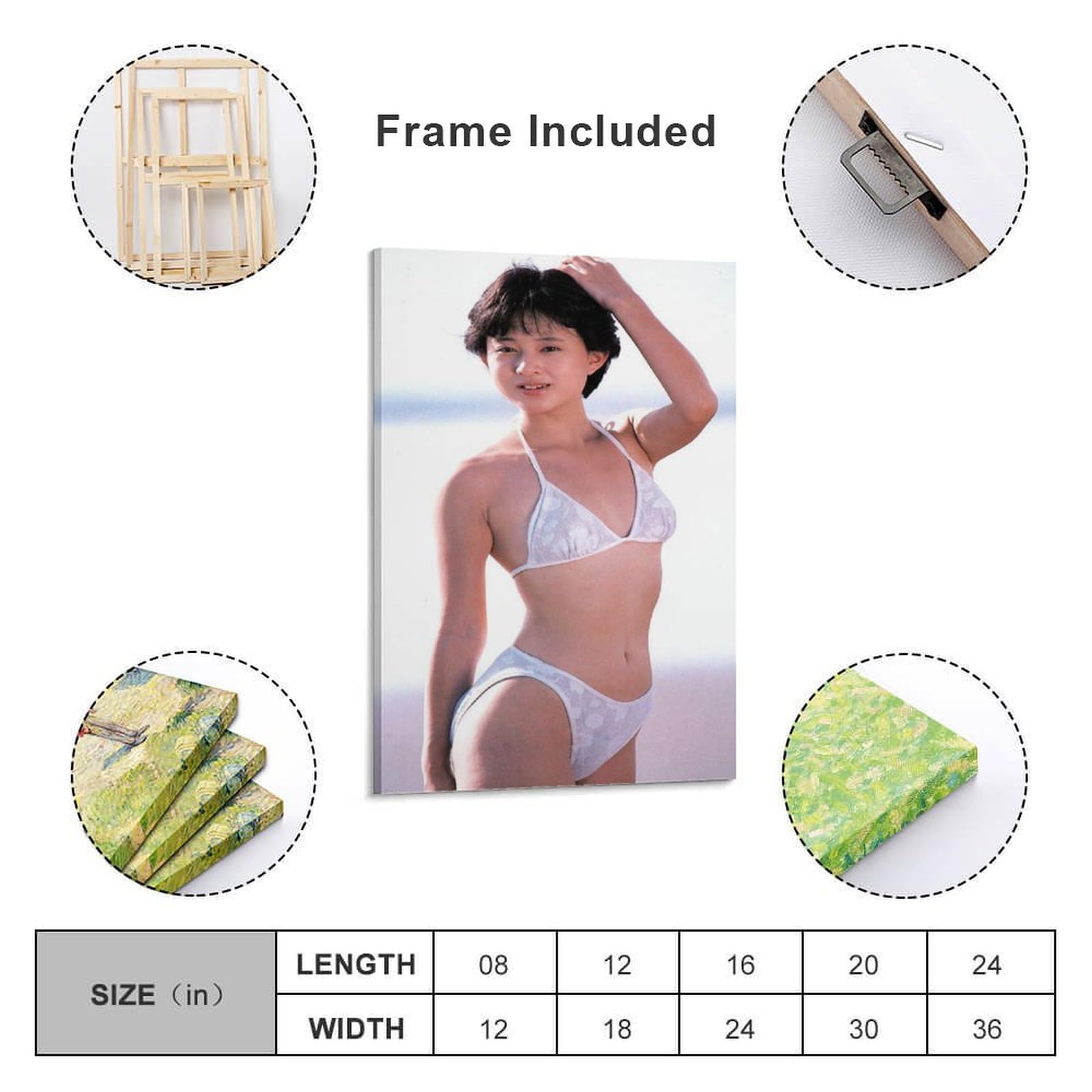 Amazon.co.jp: 松本典子歌手女優若い水着写真ポスター 印刷 ポスター