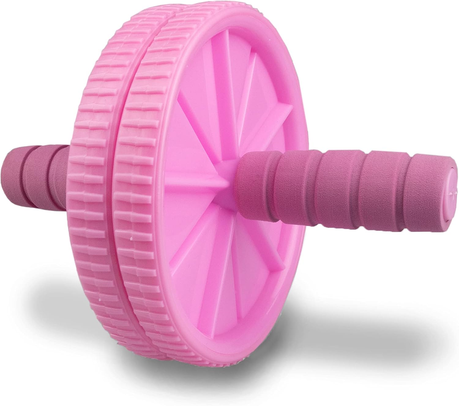 Phoenix Fitness Ab Roller for Abdominal Training - Fitness Exercise Abs Wheel for Home and Gym - Foam Grip Handles for Abs Core Workout - Abs Training