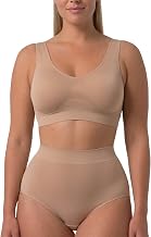 Risalti Women's Sports Bra without Underwire, Wide Strap Sports Bra – Women's Microfibre, Women's Bra – Women's Bra – Made in Italy