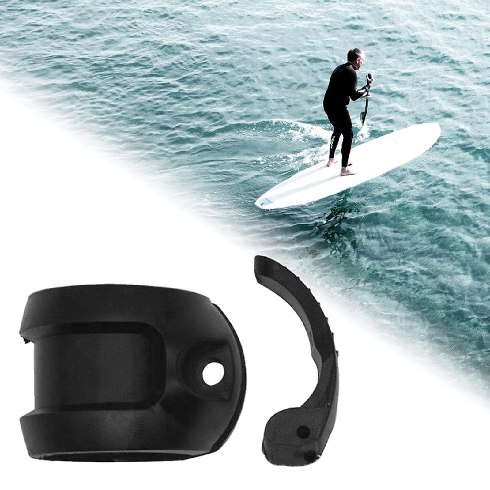 F Fityle 2X Surfpaddelschloss, Ruderhalterschloss, für Durchmesser 26–29 Mm, Paddelwellenklemme, Paddelschnalle für Surfbretter, Kajakfahren, Erholung Im Freie