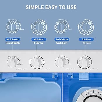 Amazon.com: Zynkez Portable Washing Machine, 40Lbs Compact Washing Amazon.com: Zynkez Portable Washing Machine, 40Lbs Compact Washing