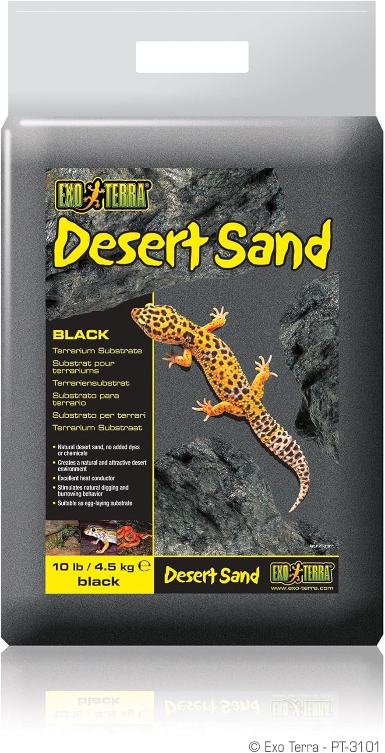 Exo Terra Desert Sand, 10-Pound, Black