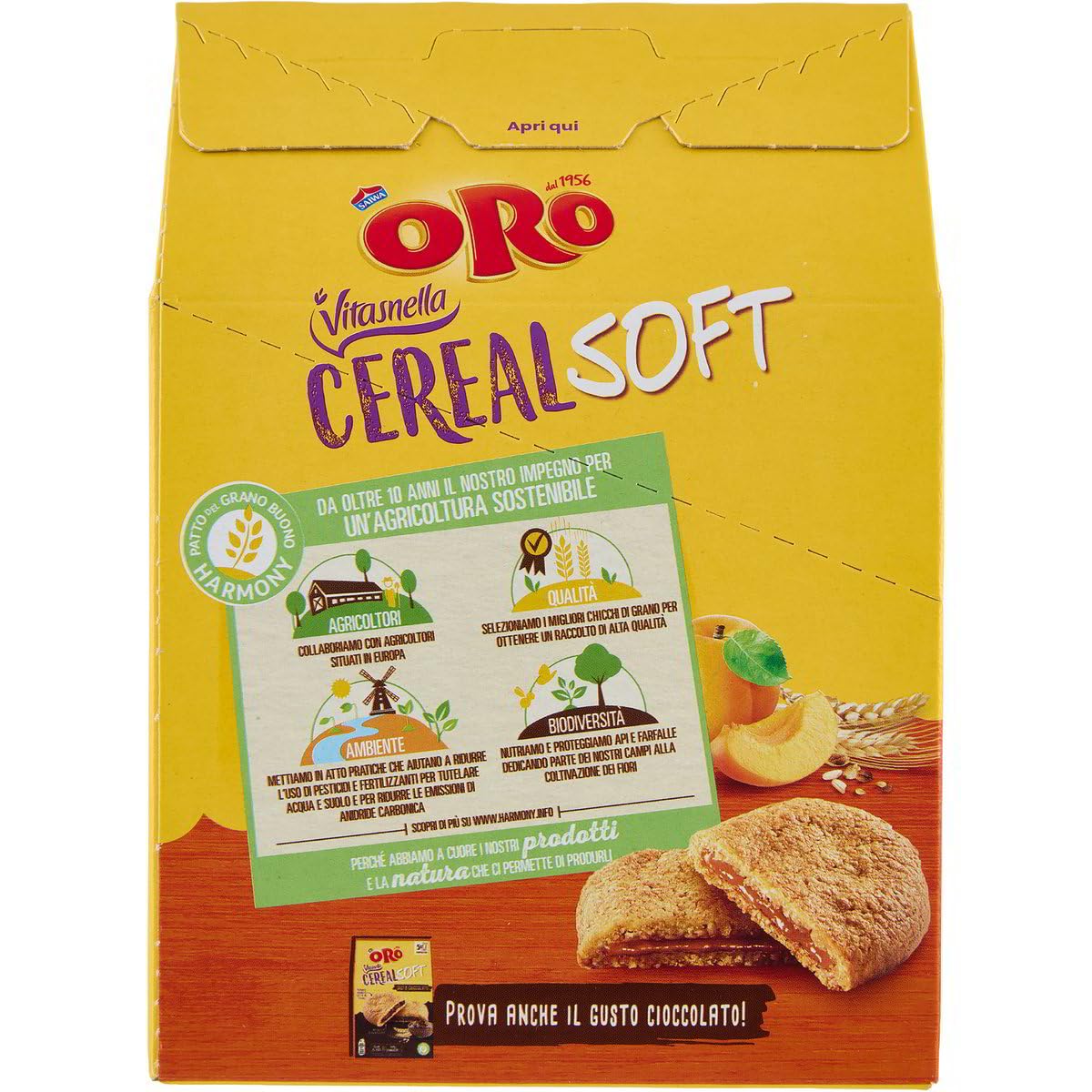 Italian Gourmet Weiche Cerealienkekse Aprikose 10x250g 2,5kg + Polpa