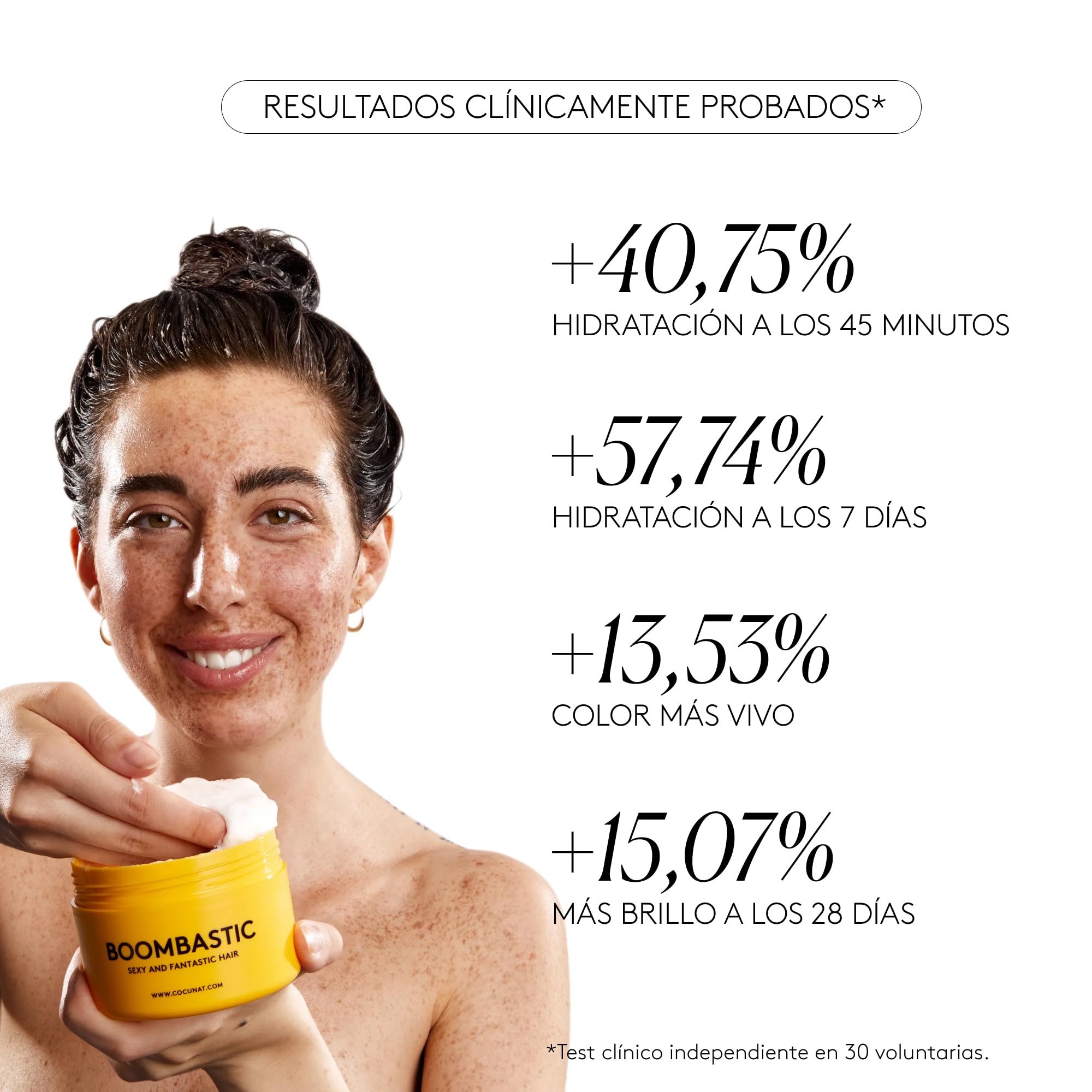 COCUNAT Boombastic Mascarilla Capilar Ultra Nutritiva Método Curly 200 ml | Tratamiento reparador anti-frizz para cabellos secos, dañados o castigados. Aporta nutrición profunda sin siliconas.