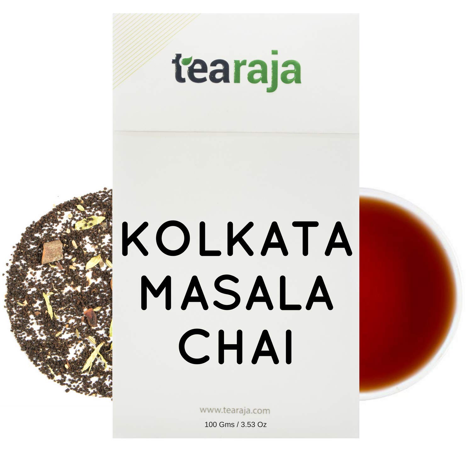 TeaRaja Kolkata Masala Chai Tea, 100Gram - Leaf (B01DQLIPHE) Amazon Price History, Amazon Price Tracker