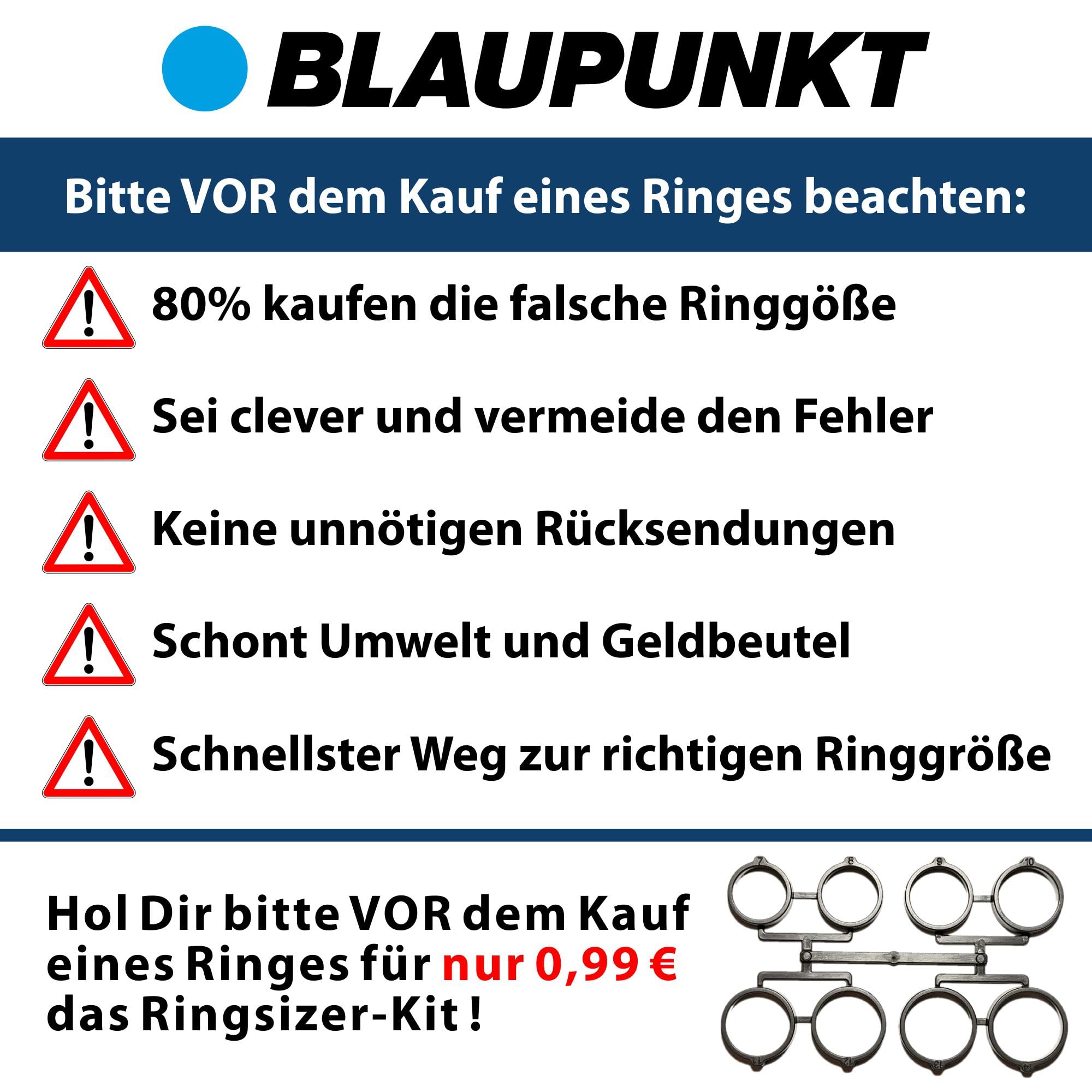 Blaupunkt Smart Ring Pro | kein ABO | höchster Datenschutz | Keine Cloudanmeldung | Titan | Schritte, Schlaf, Puls, Blutsauerstoff SpO2, HRV | IP68 | für Android und iOS |