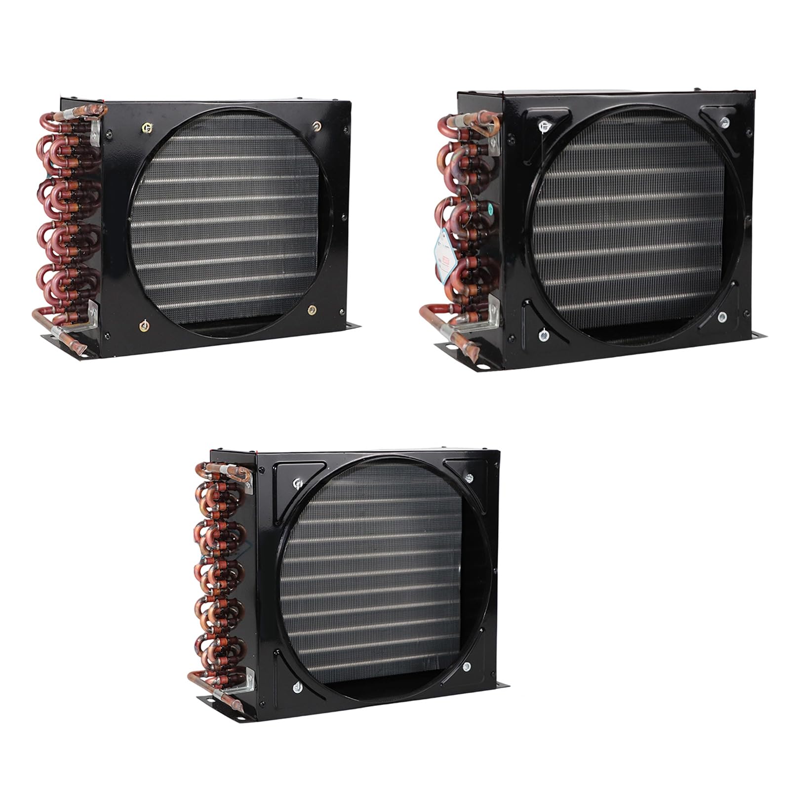 Condensateur de réfrigérateur silencieux, équipement de compresseur industriel, serpent de refroidissement, refroidisseur refroidi par air, ventilateur de condensateur de congélation en
