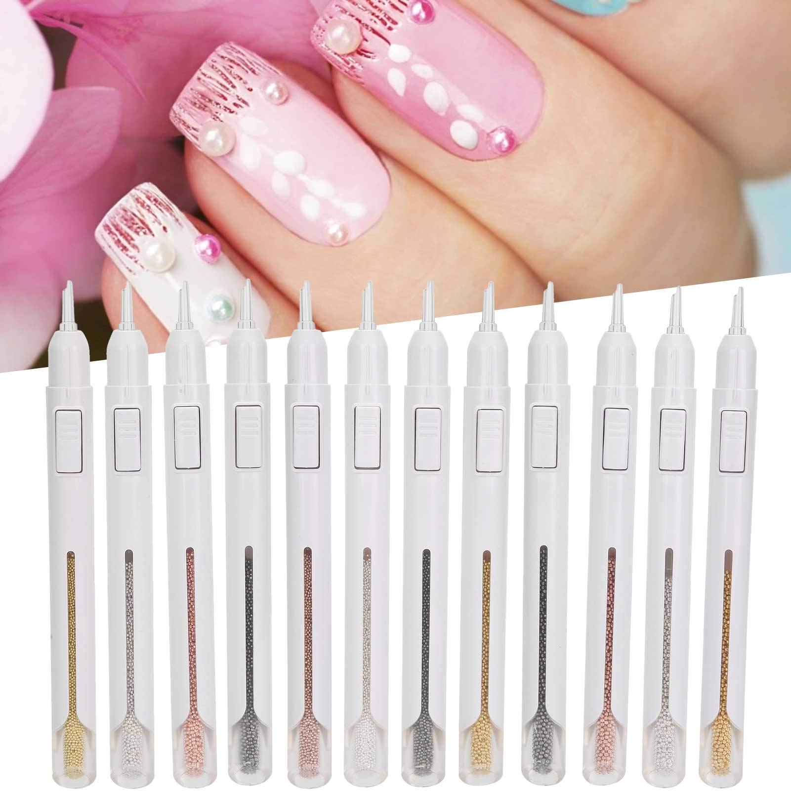 Nail Art Dotting Pens, 4 DIY Nail Art Dotting Pens Stylos De Peinture Pour Ongles Industrie Nail Art Tools Dotting Pens Nail Sphere Pens Nail Art Dotting Pens(1.2mm)