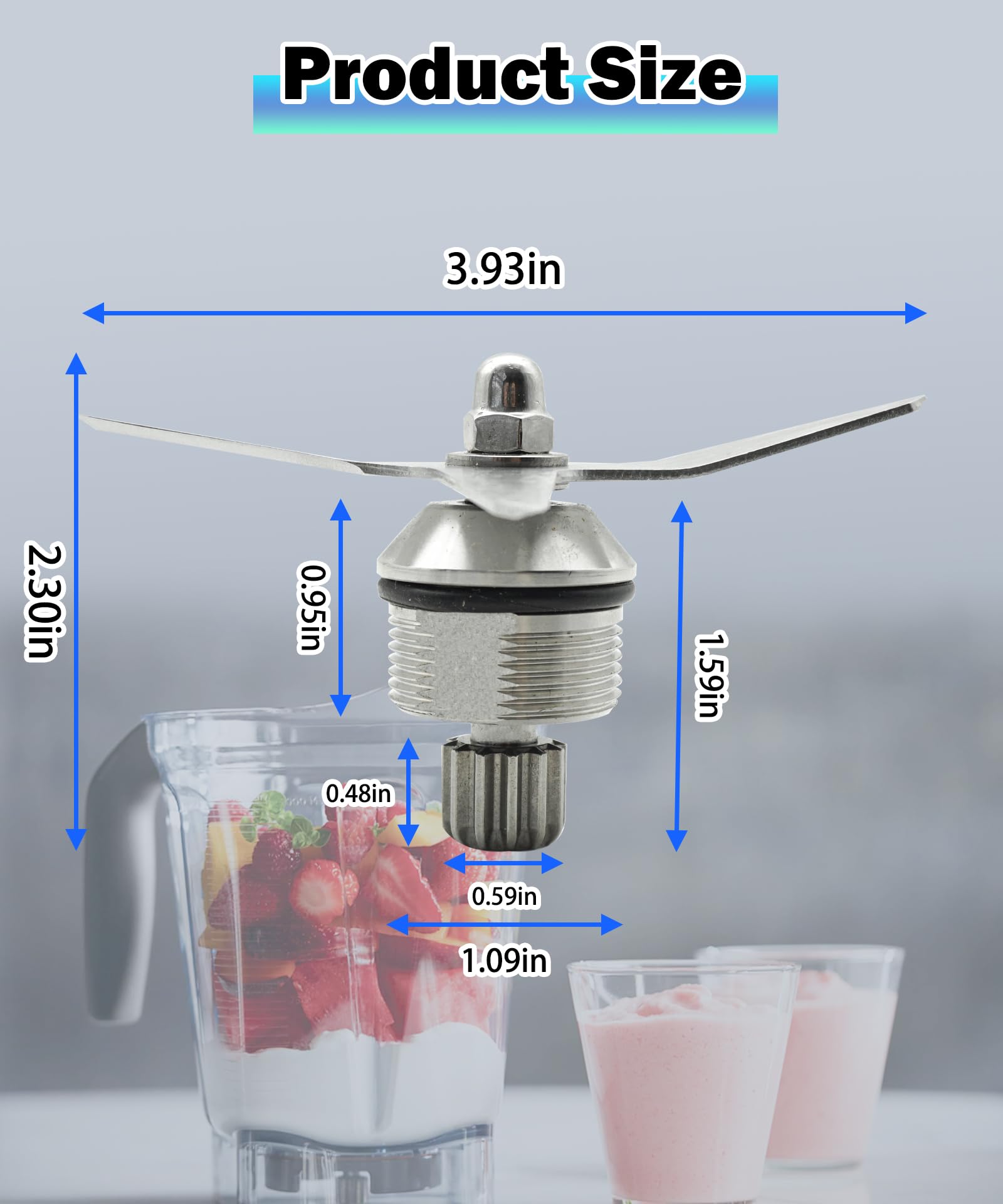 SA✩TO 105733 Blender Blade Parts Fits For Vitamix Ascent A2300