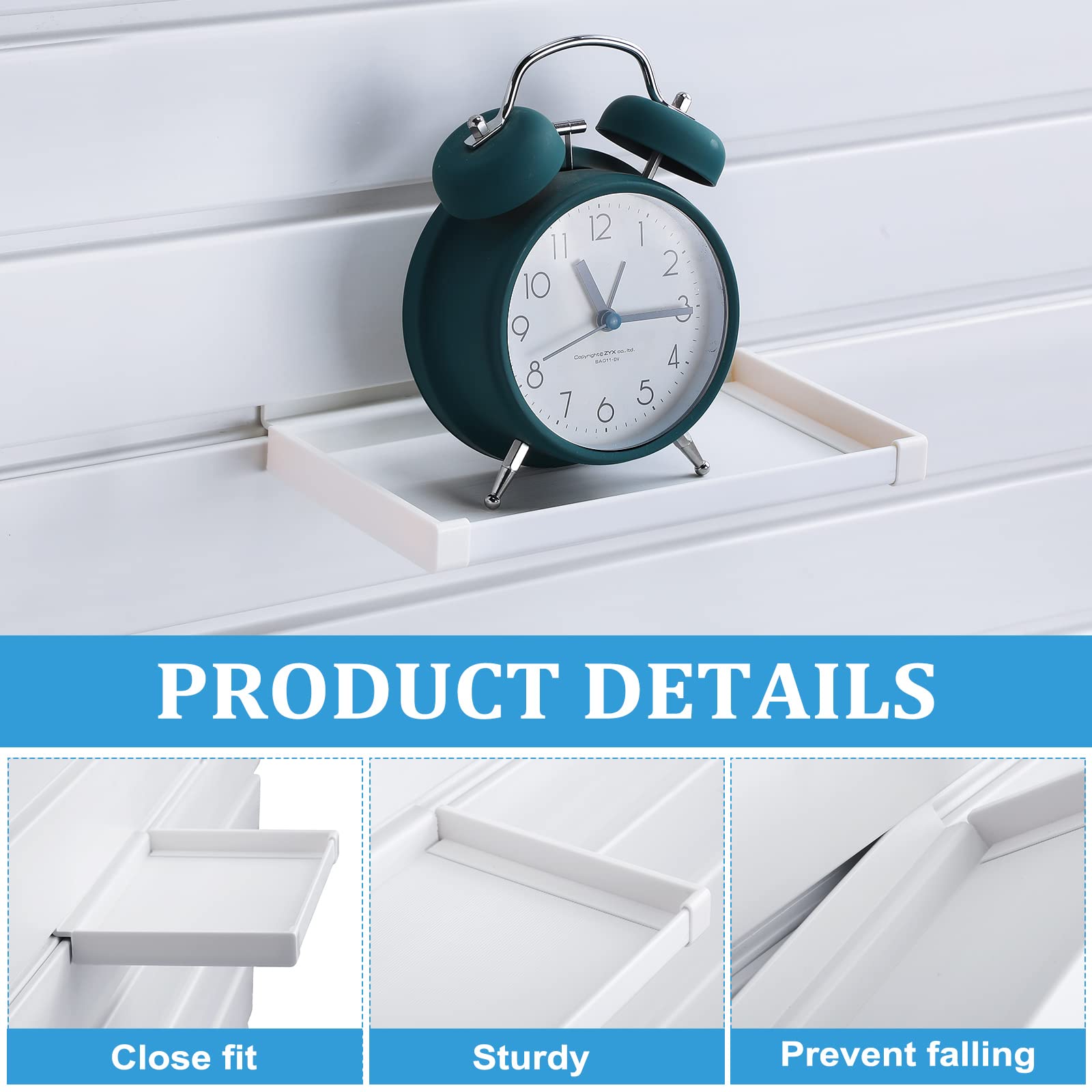 Blulu 4 Pack 10 X 4.3 Inch Slatwall Shelves, Retail Philippines - View #11