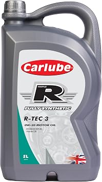 Carlube Triple R 0W-20 ACEA C5 VW Fully Synthetic Engine Oil Petrol/Diesel Compatible R-TEC 3 5L