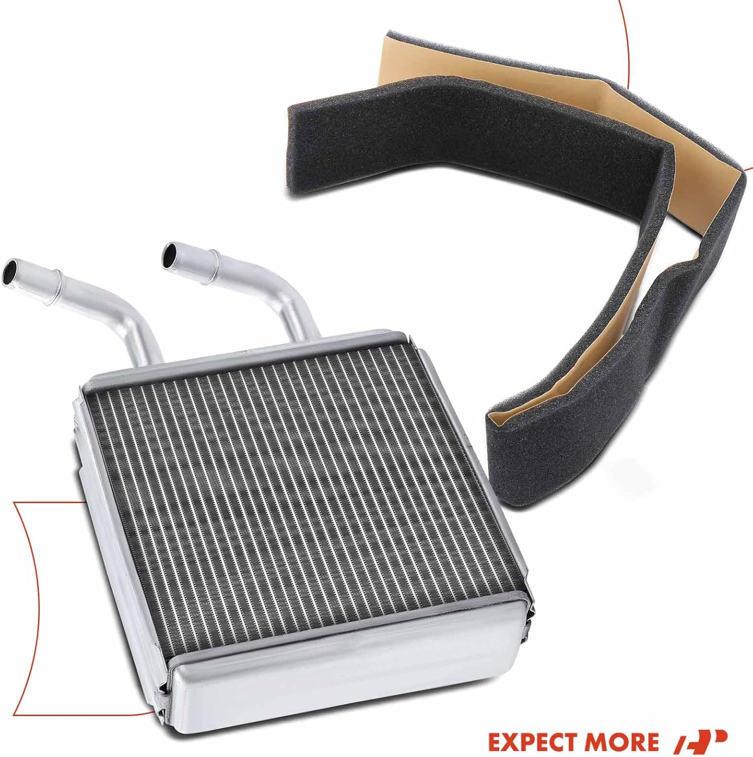 A-Premium Rear HVAC Heater Core Compatible with Ford Expedition 1997-1998 & Lincoln Navigator 1998, Sport Utility, Replace OE# F75H18476AA, F75Z18476AA