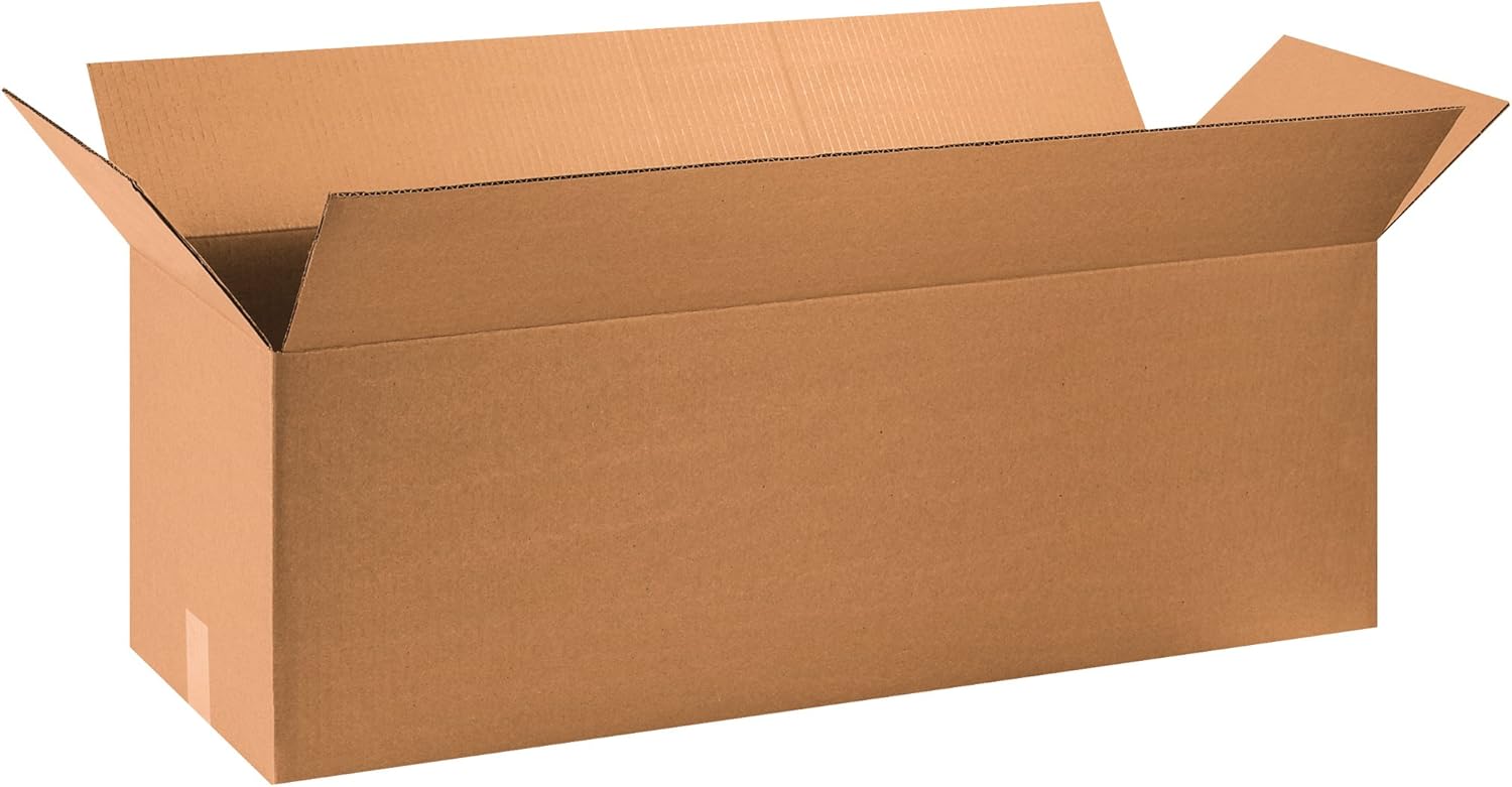PARTNERS BRAND 40x14x14 Long Corrugated Boxes, Long, 40L x 14W x 14H, Pack of 15