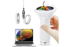 Microscope for Kids 4-6, 2' Screen and 200x Zoom