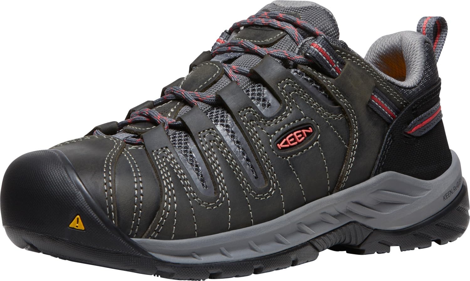 Women's Keen, Flint II Steel Toe Work Shoe Gray 7.5 M