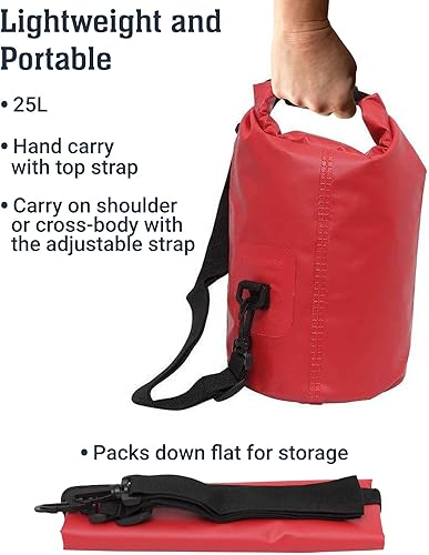 Miniatura 3 de BKC Brooklyn Kayak Company - Bolsa seca impermeable  Mochila flotante enrollable para exteriores, para kayak, pesca, playa, tabla de remo, canotaje,