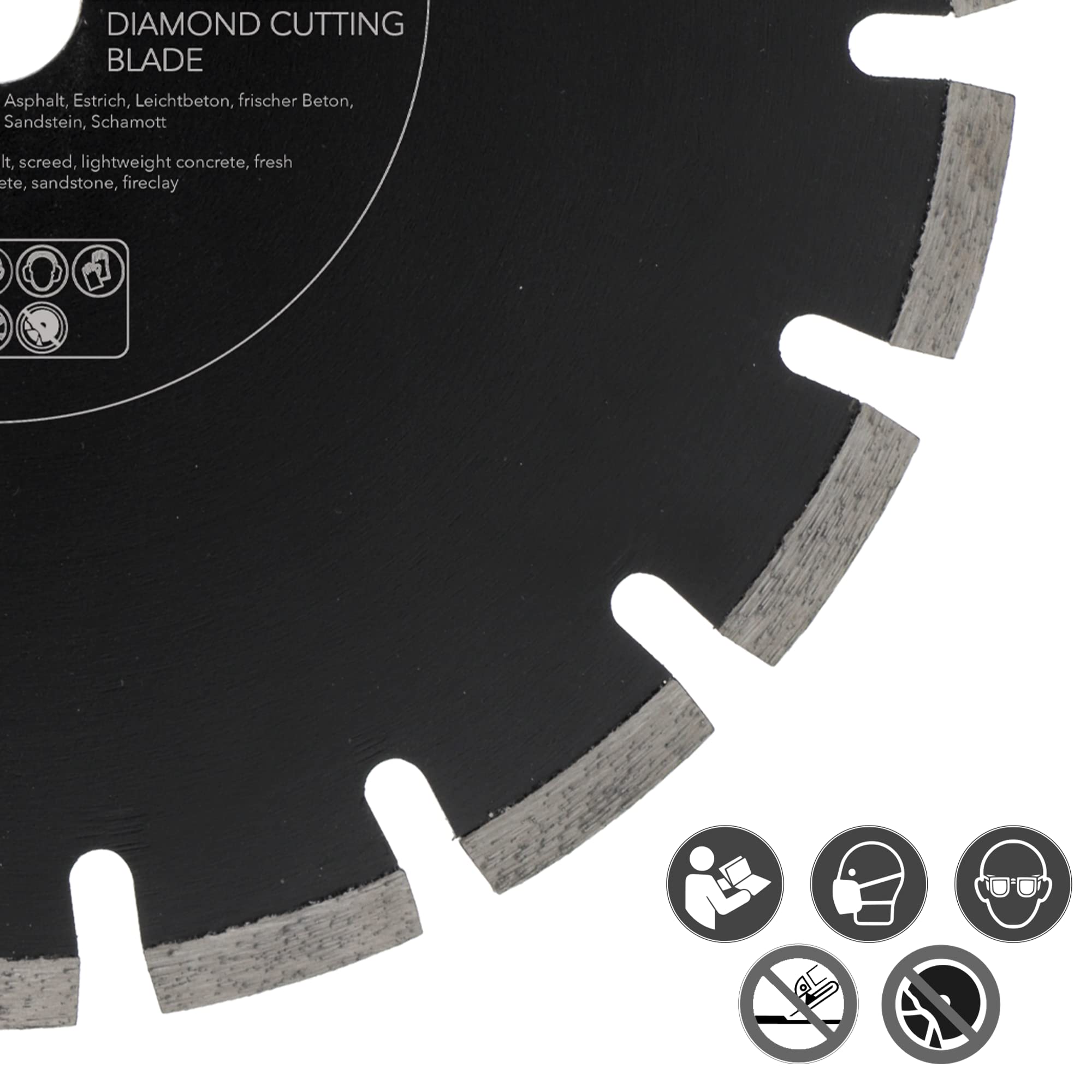 Disco Da Taglio Diamantato Segmentato Da 300 Mm Per