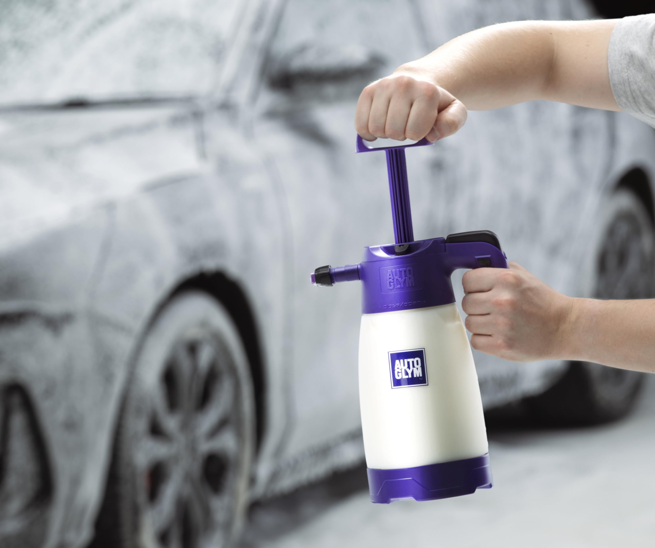 Autoglym Opryskiwacz z pianki polarnej, trwały opryskiwacz do nakładania pianek polarnych, opryskiwacz z pianki śnieżnej, nie wymaga myjki ciśnieniowej
