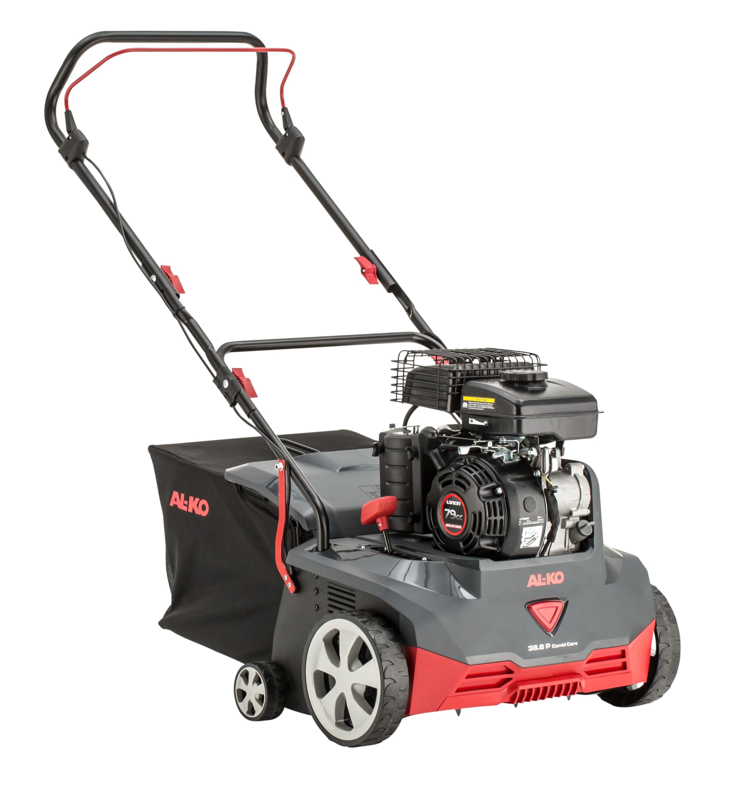AL-KO Benzin-Vertikutierer 38.6 P Combi Care, 1.4 kW Motorleistung, 38 cm Arbeitsbreite Vertikutieren und Lüften, 5-fache Höhenverstellung, für Flächen bis 1200 m²