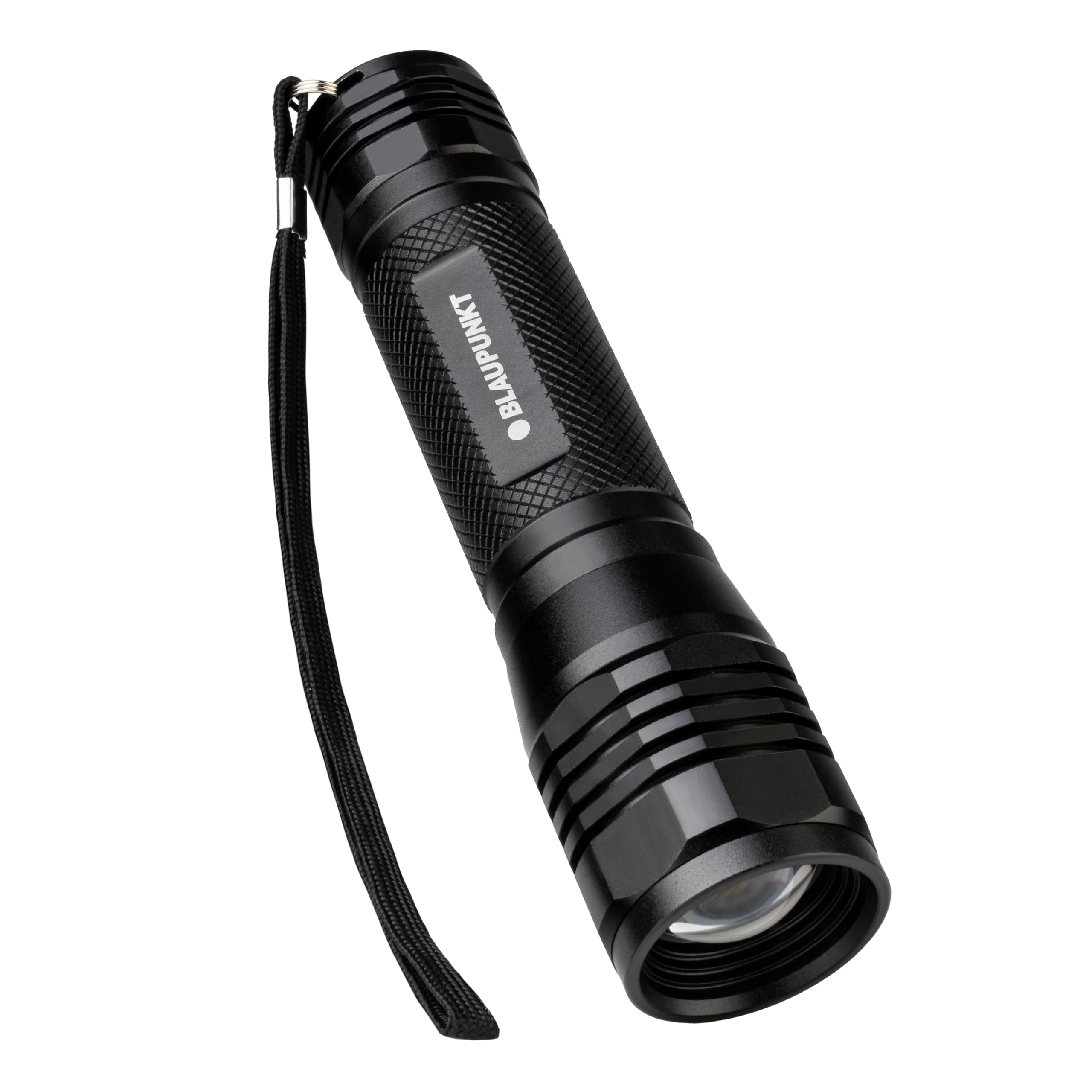 Blaupunkt Taschenlampe, 1600 Lumen Suchscheinwerfer, 6x AA ohne Batterien | 300 m Leuchtweite, LED Suchstrahl, Spritzwassergeschützt IPX4, 10 Std. auf Niedrig – für Rundgang und Grundstück
